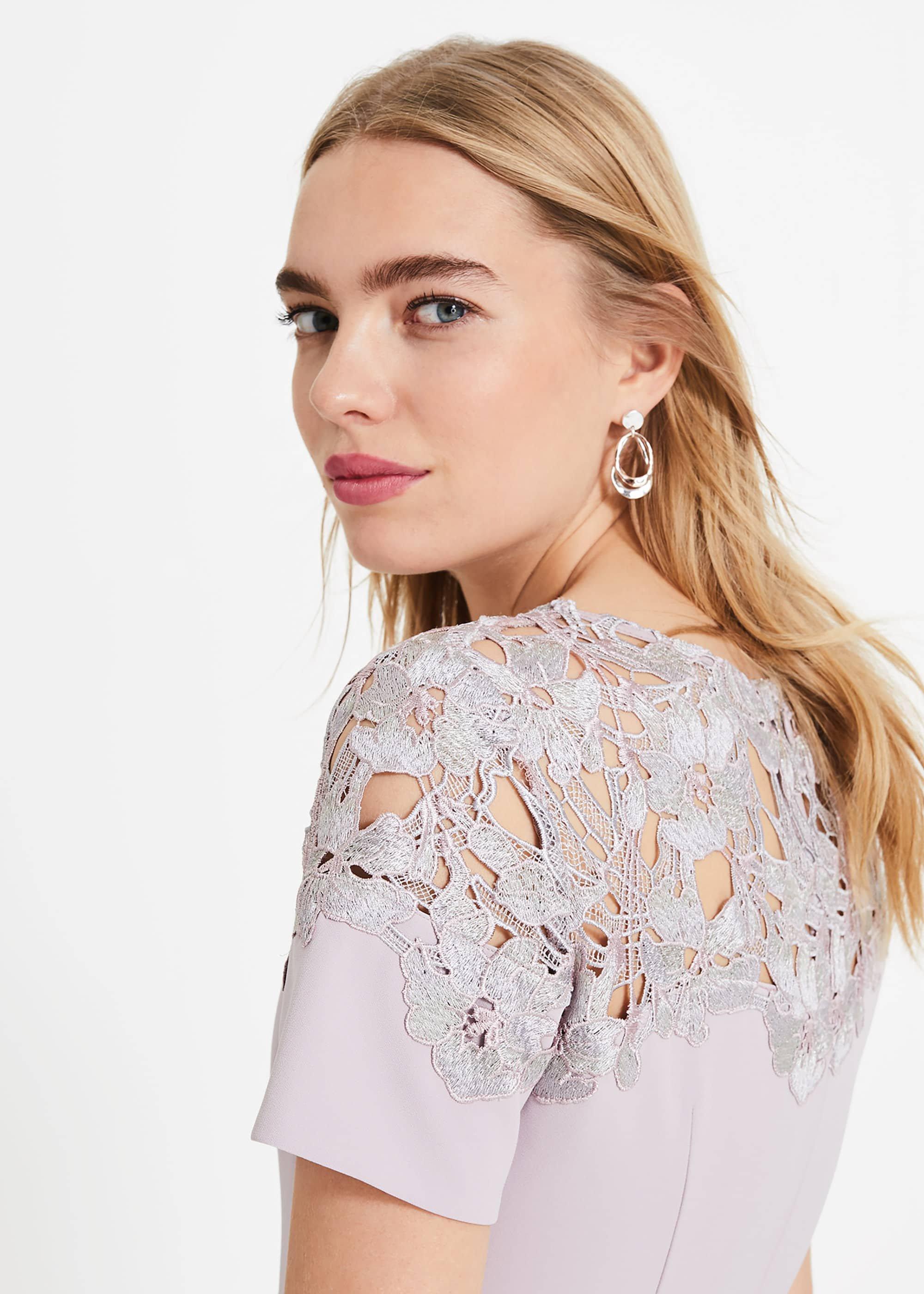 Debora Guipure Lace Dress