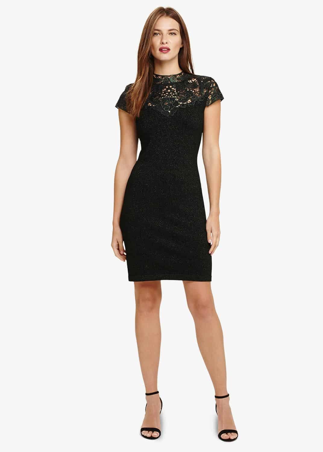 Ursula Lace Shimmer Knitted Dress