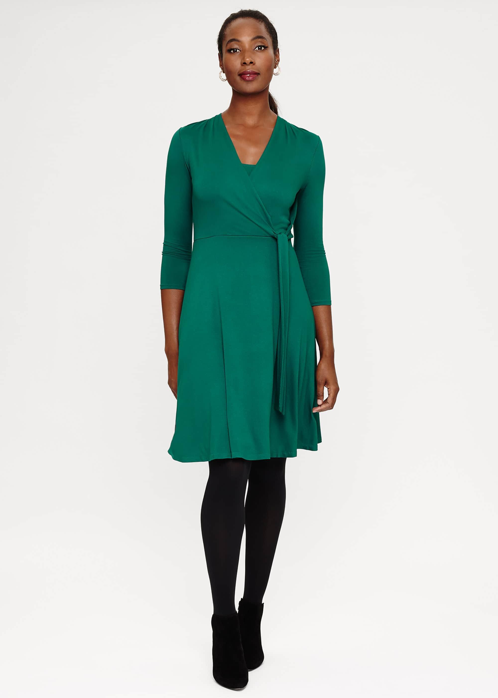 Wendelin Wrap Bodice Dress
