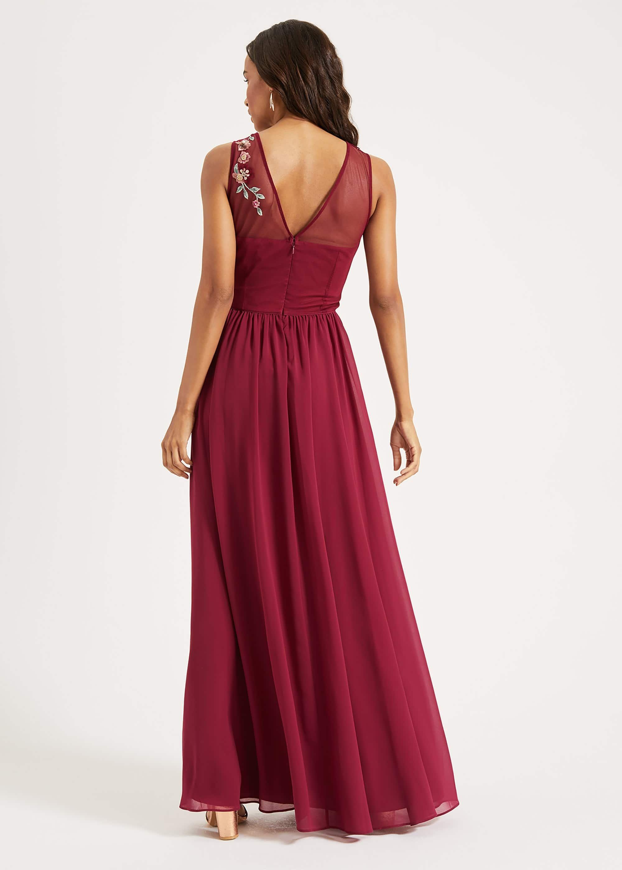 Zanya Embroidered Maxi Dress