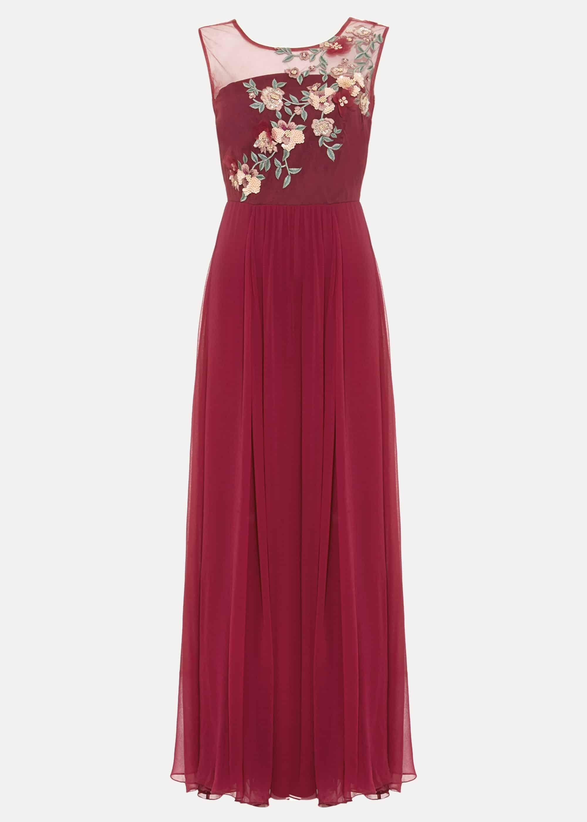 Zanya Embroidered Maxi Dress