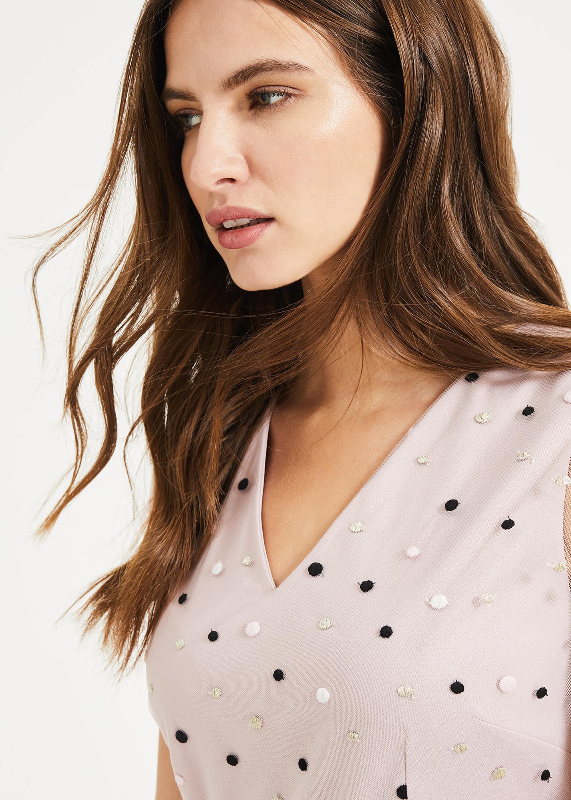 Leilani Spot Tulle Dress