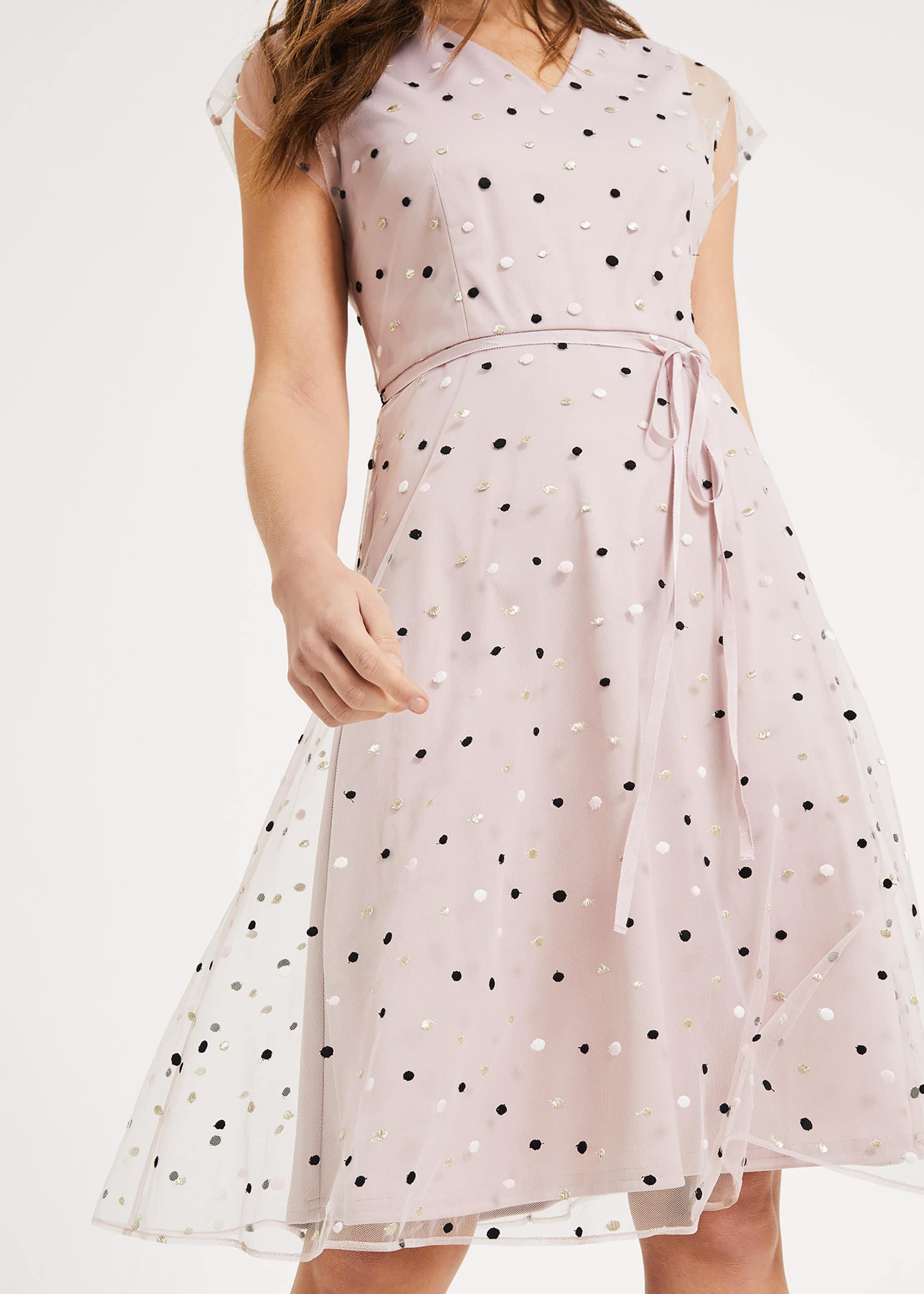 Leilani Spot Tulle Dress