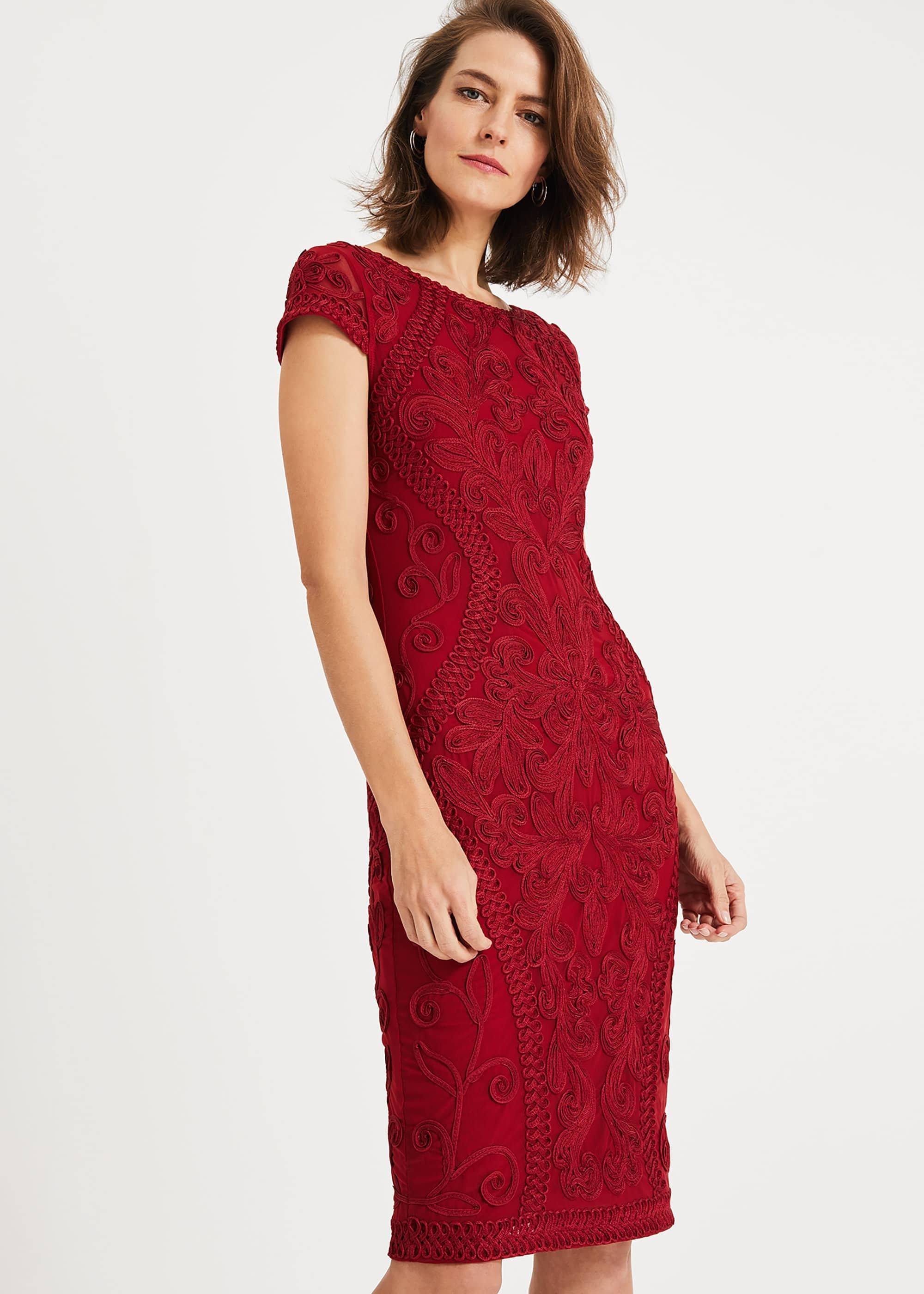 Perdy Tapework Lace Dress