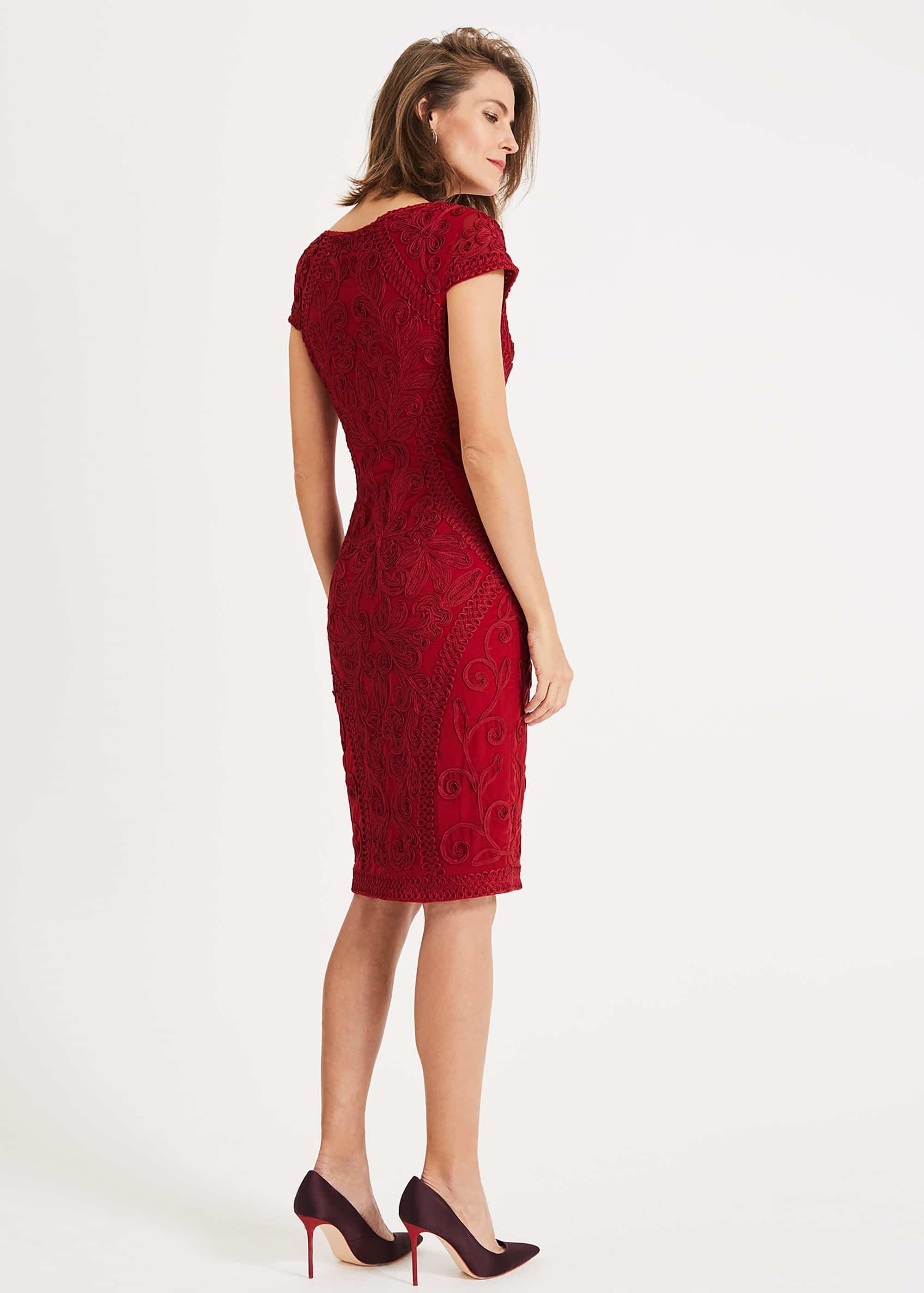 Perdy Tapework Lace Dress