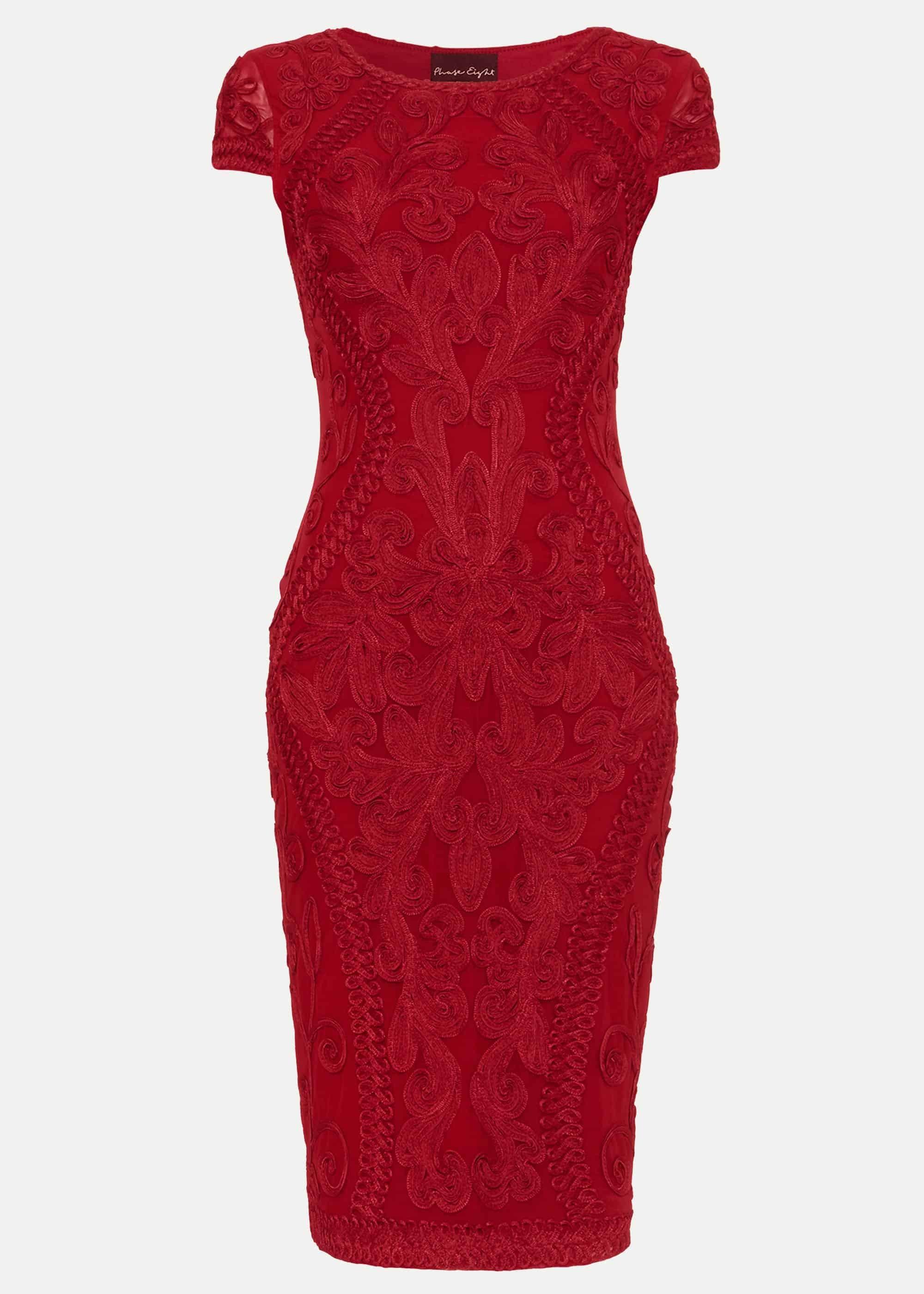 Perdy Tapework Lace Dress