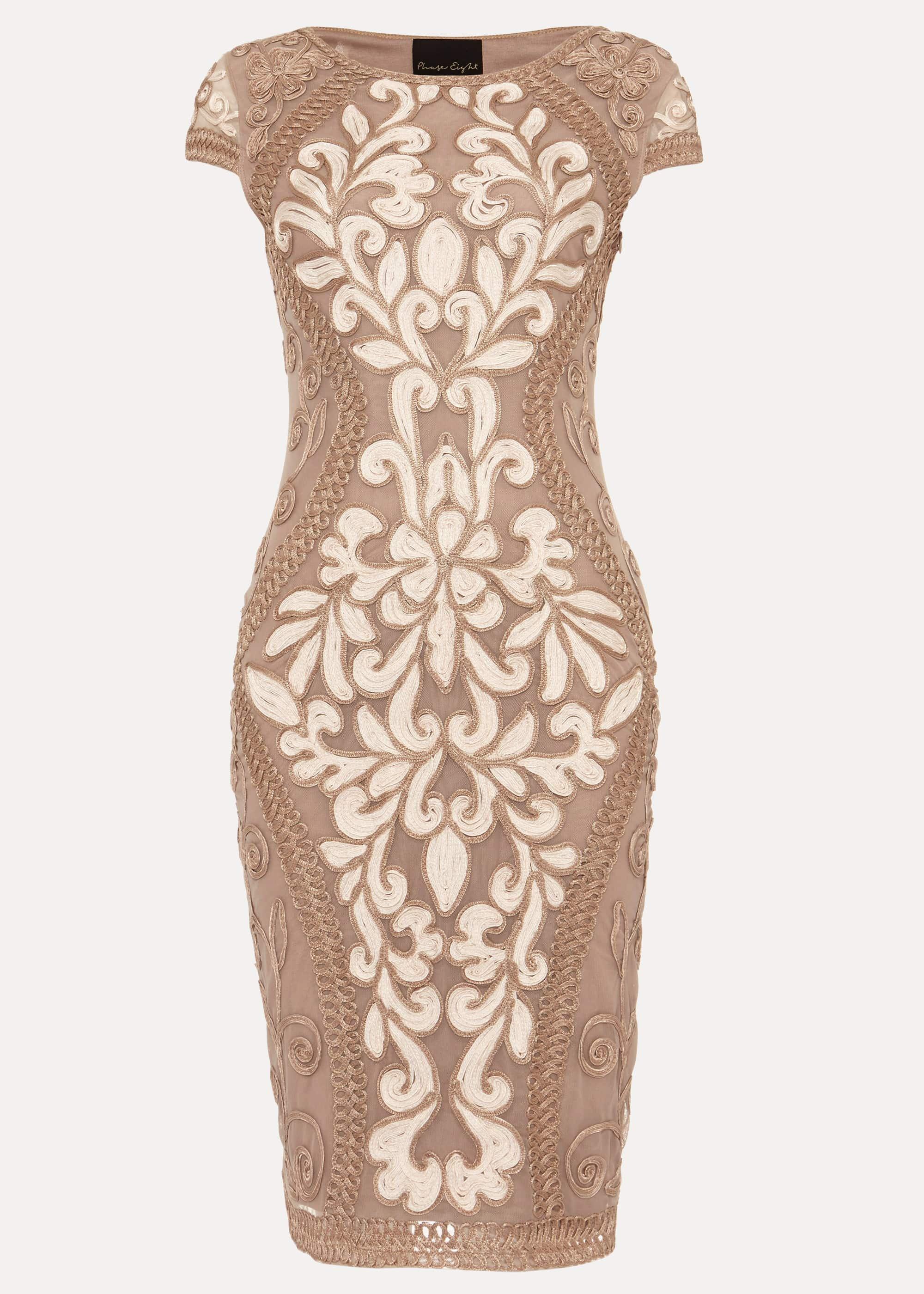 Perdy Tapework Lace Dress