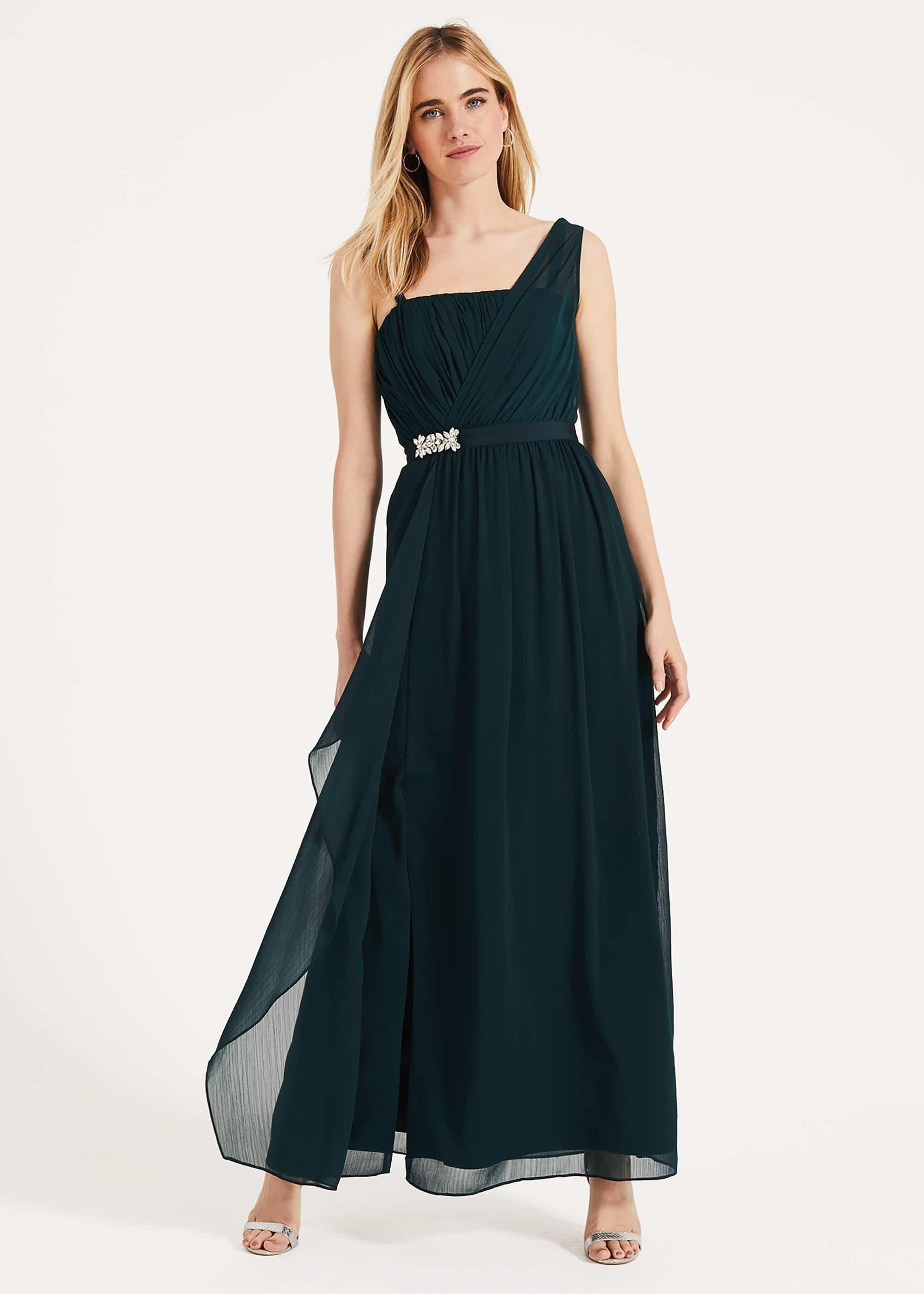 Ilenia Drape Front Dress
