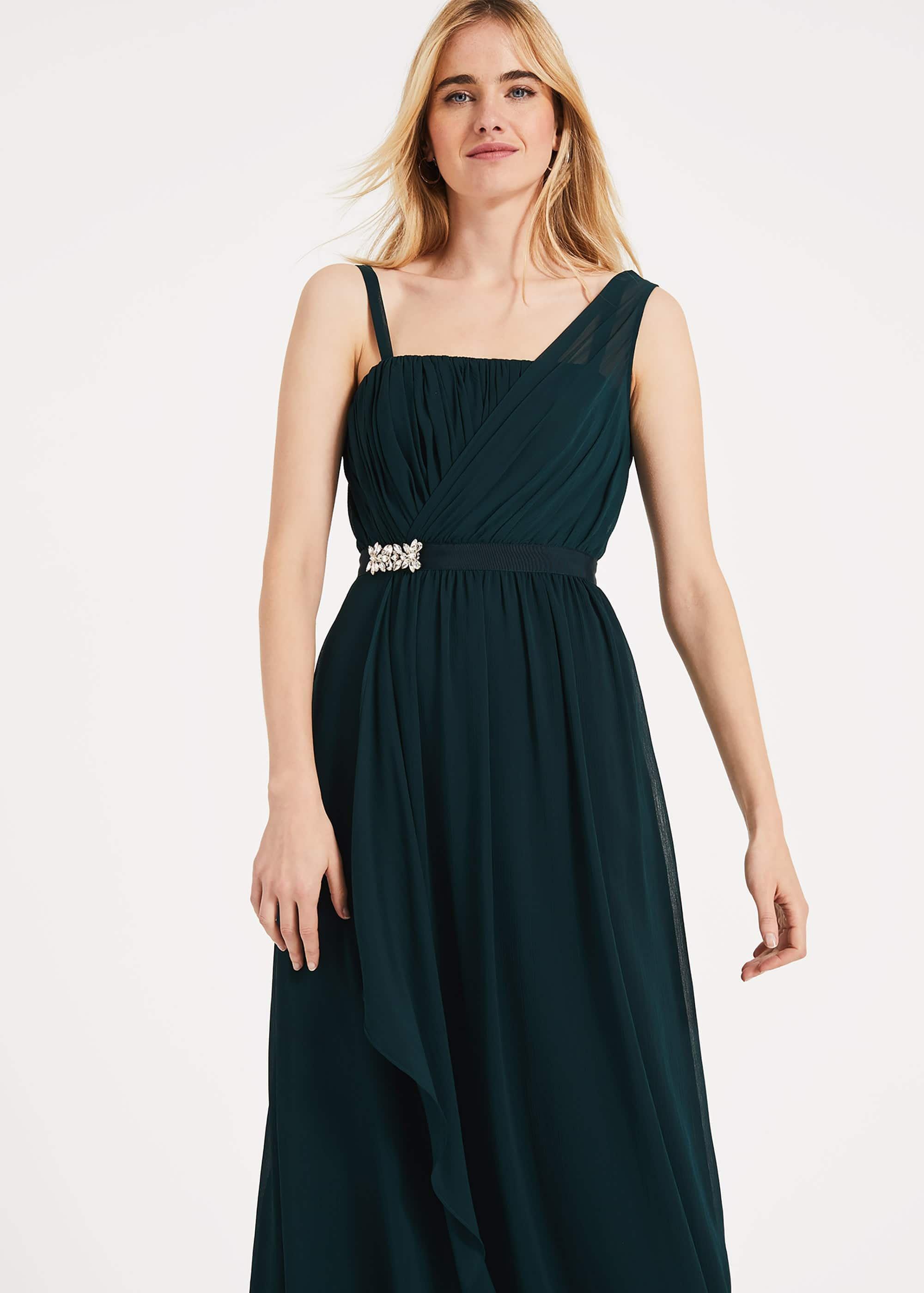 Ilenia Drape Front Dress