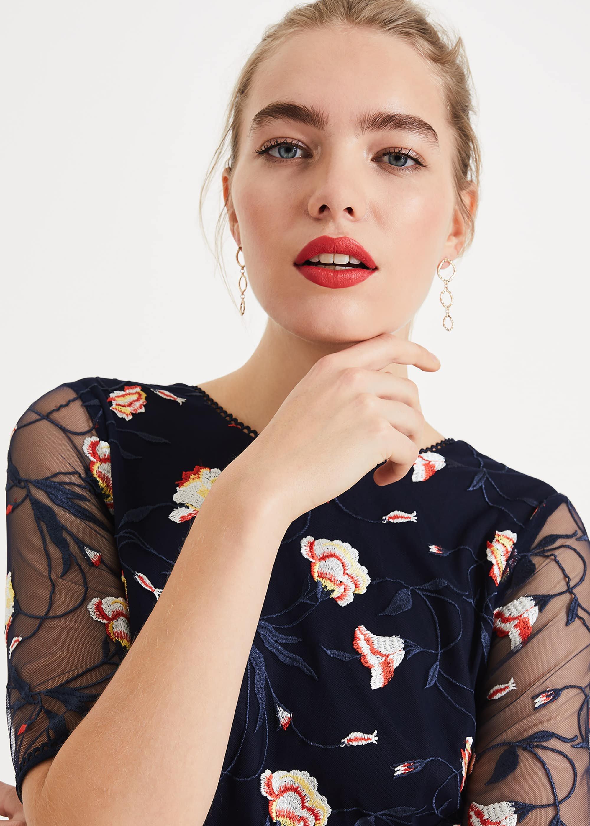 Mariah Embroidered Dress
