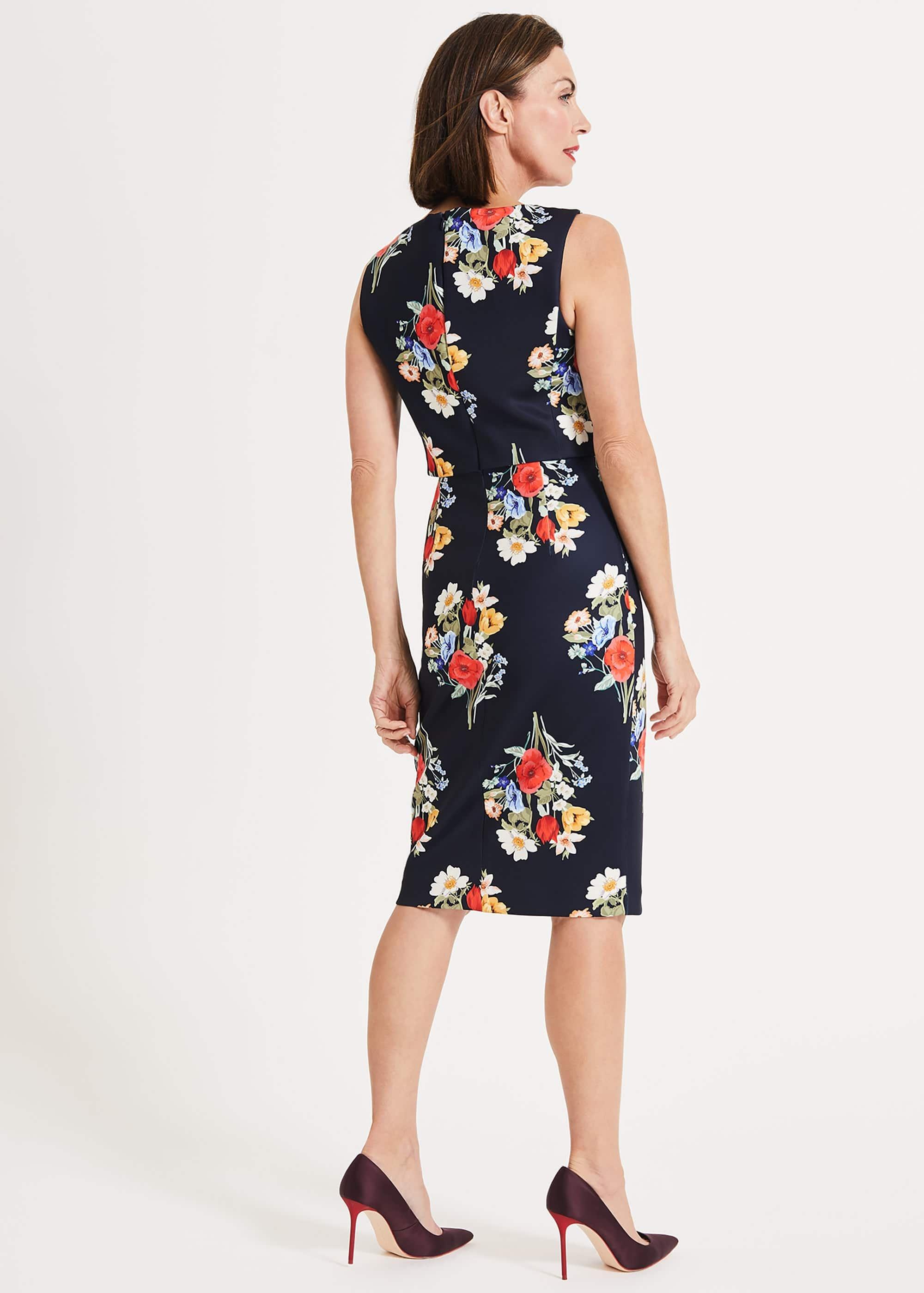 Carolina Double Layer Floral Dress