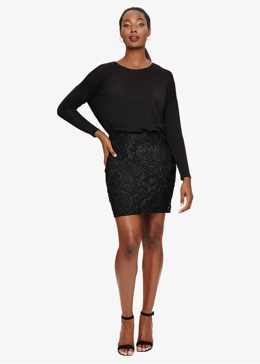 Diana Devore Skirt Dress