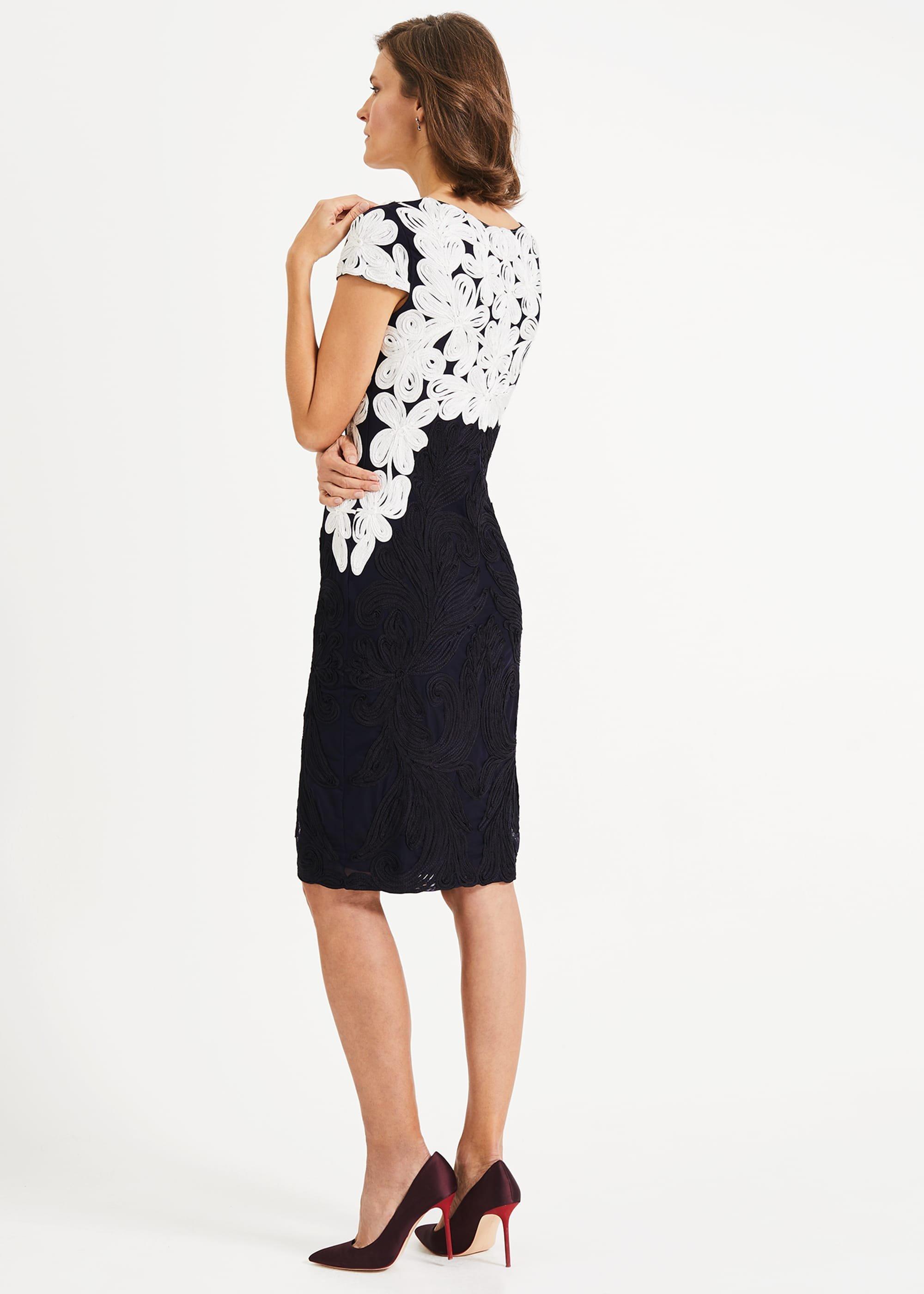 Catheleen Tapework Lace Dress