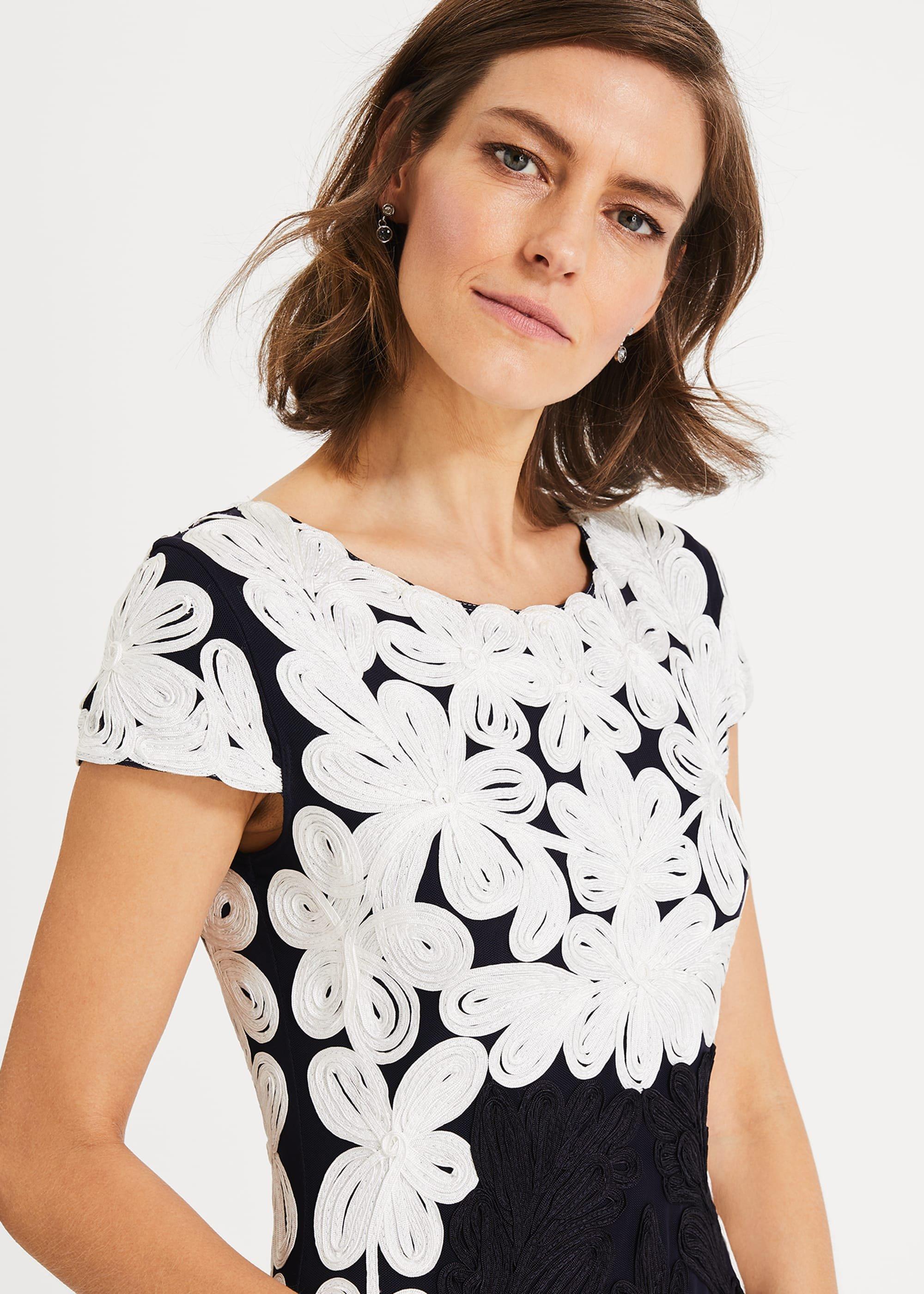 Catheleen Tapework Lace Dress