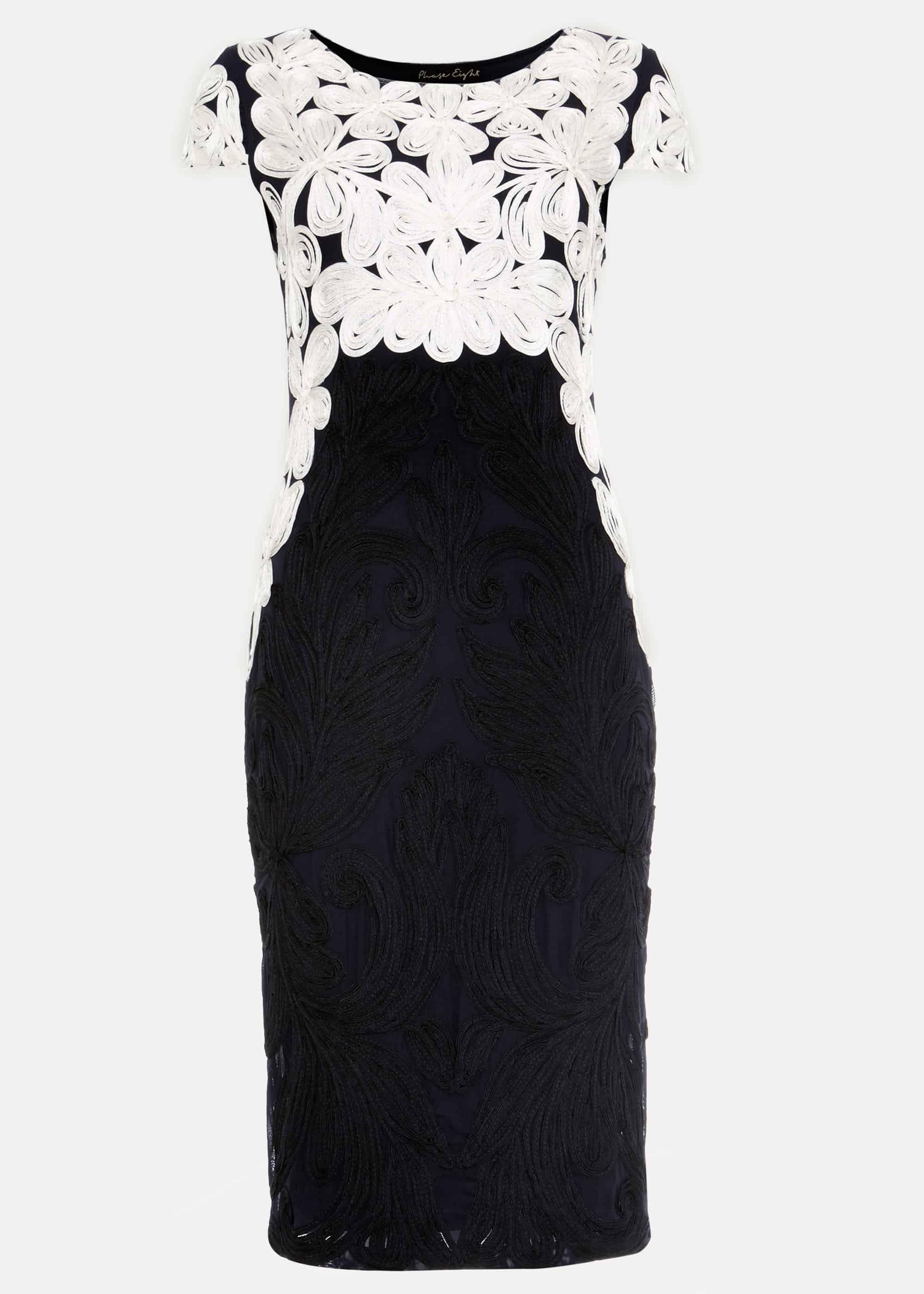 Catheleen Tapework Lace Dress