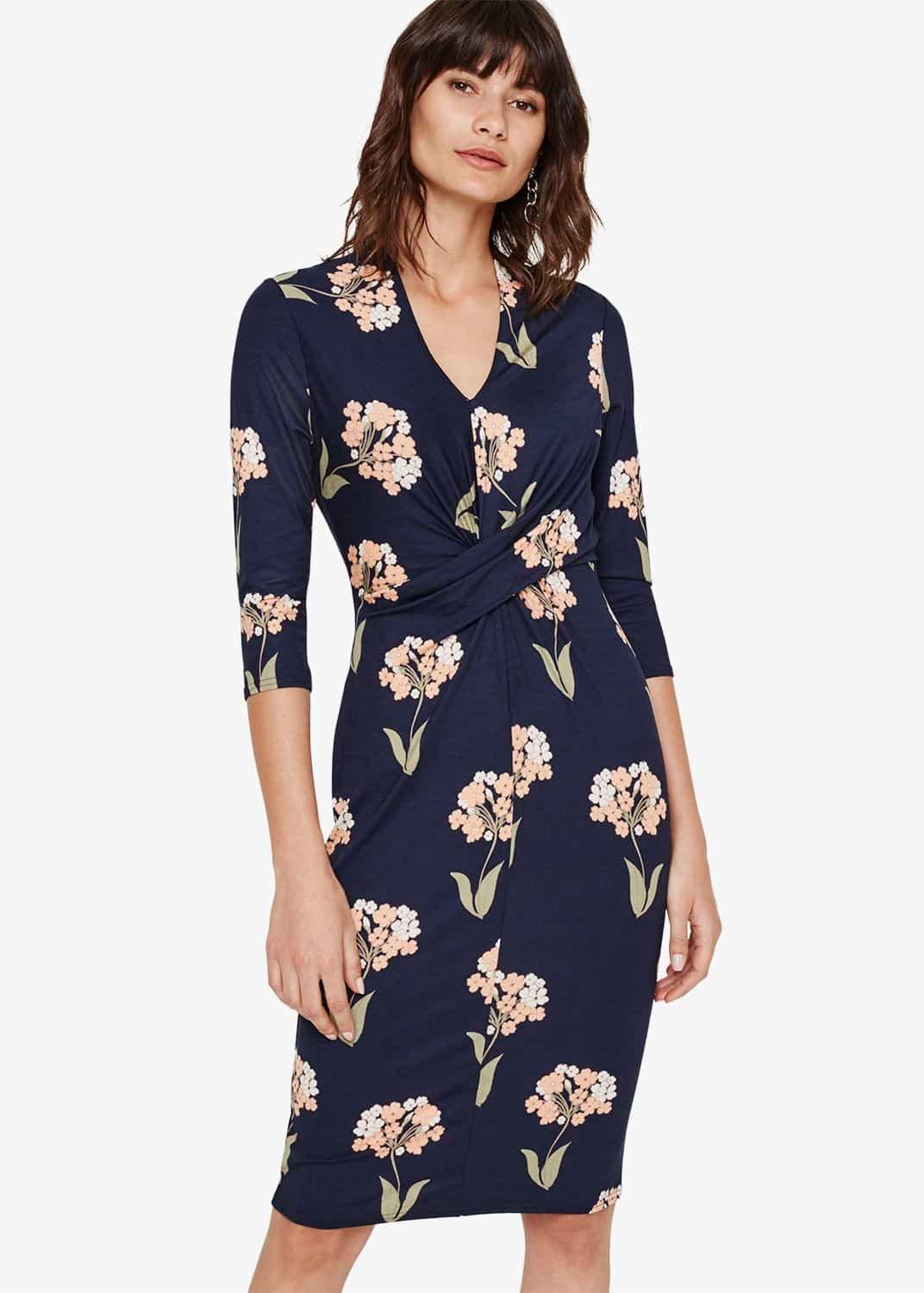 Monica Print Dress