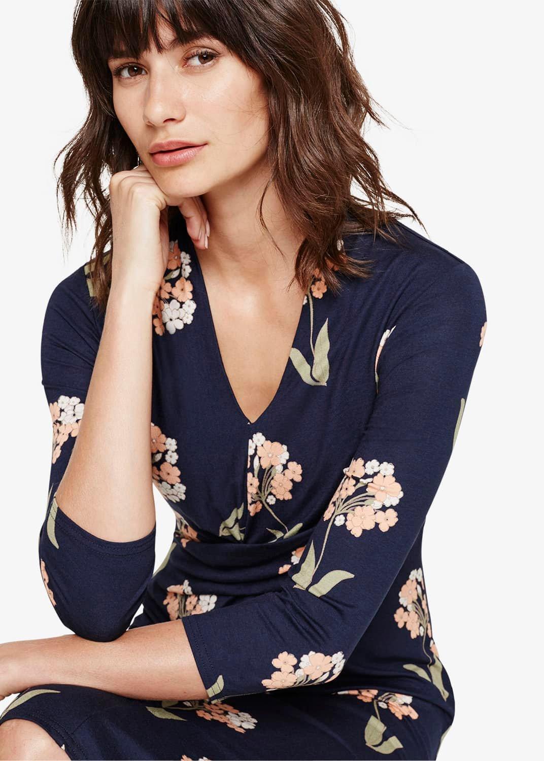 Monica Print Dress