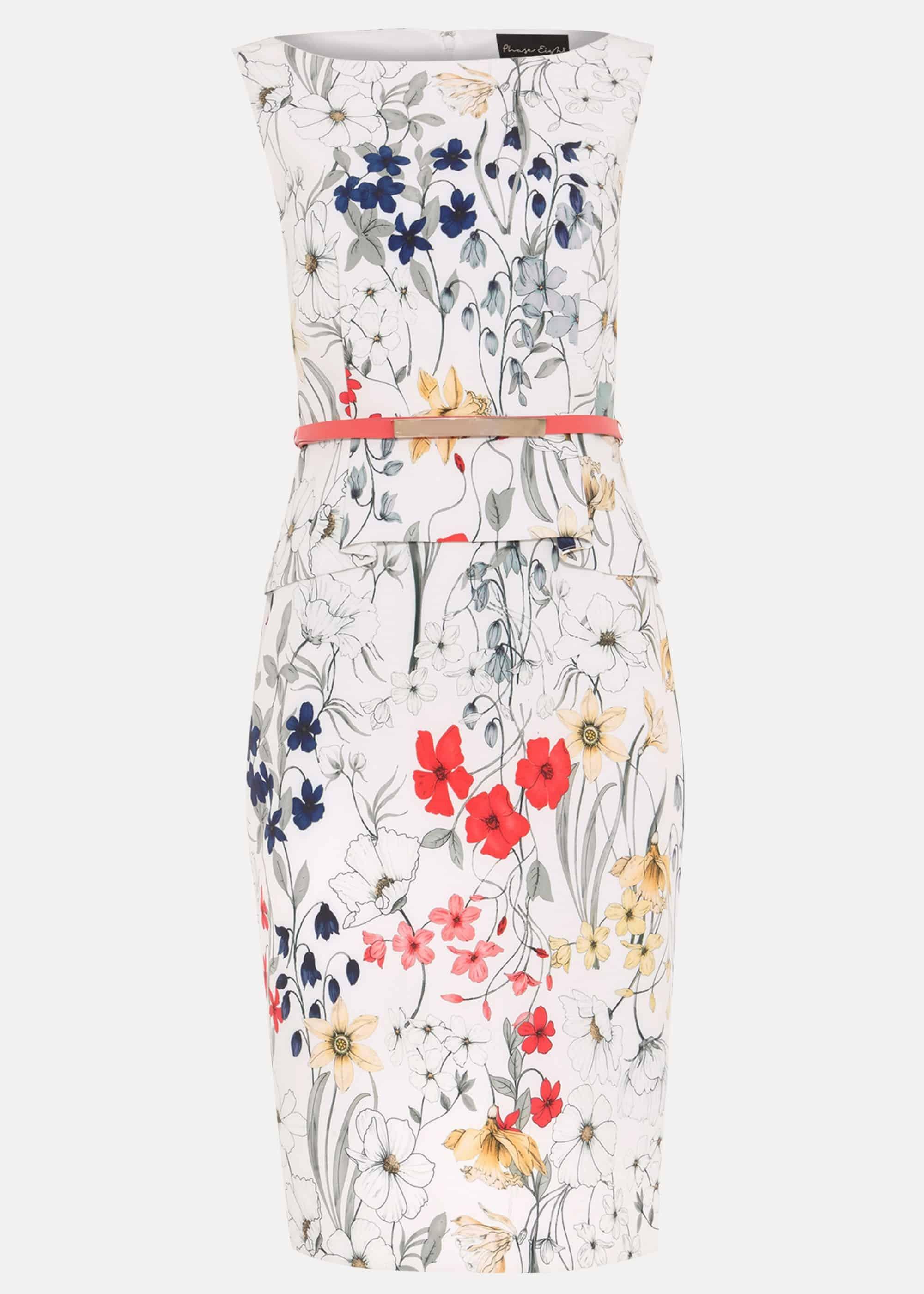 Jaida Floral Peplum Dress