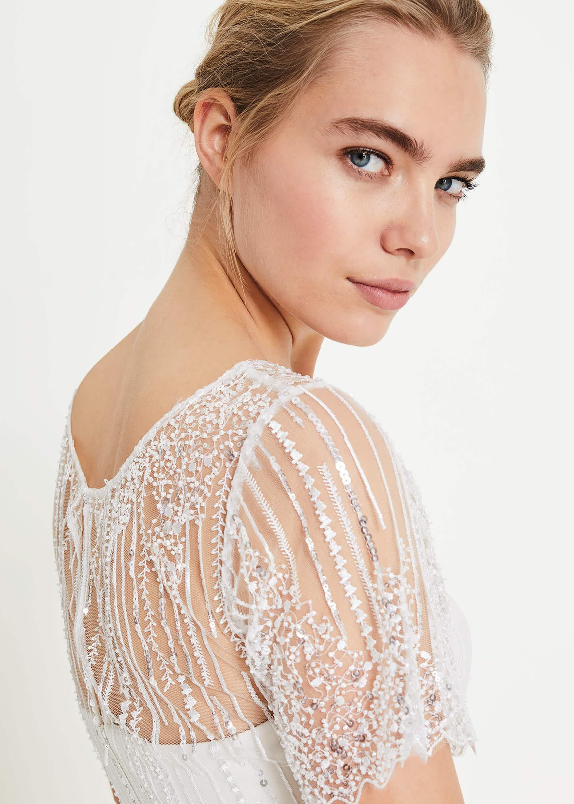 Leonora Sequin Bridal Dress