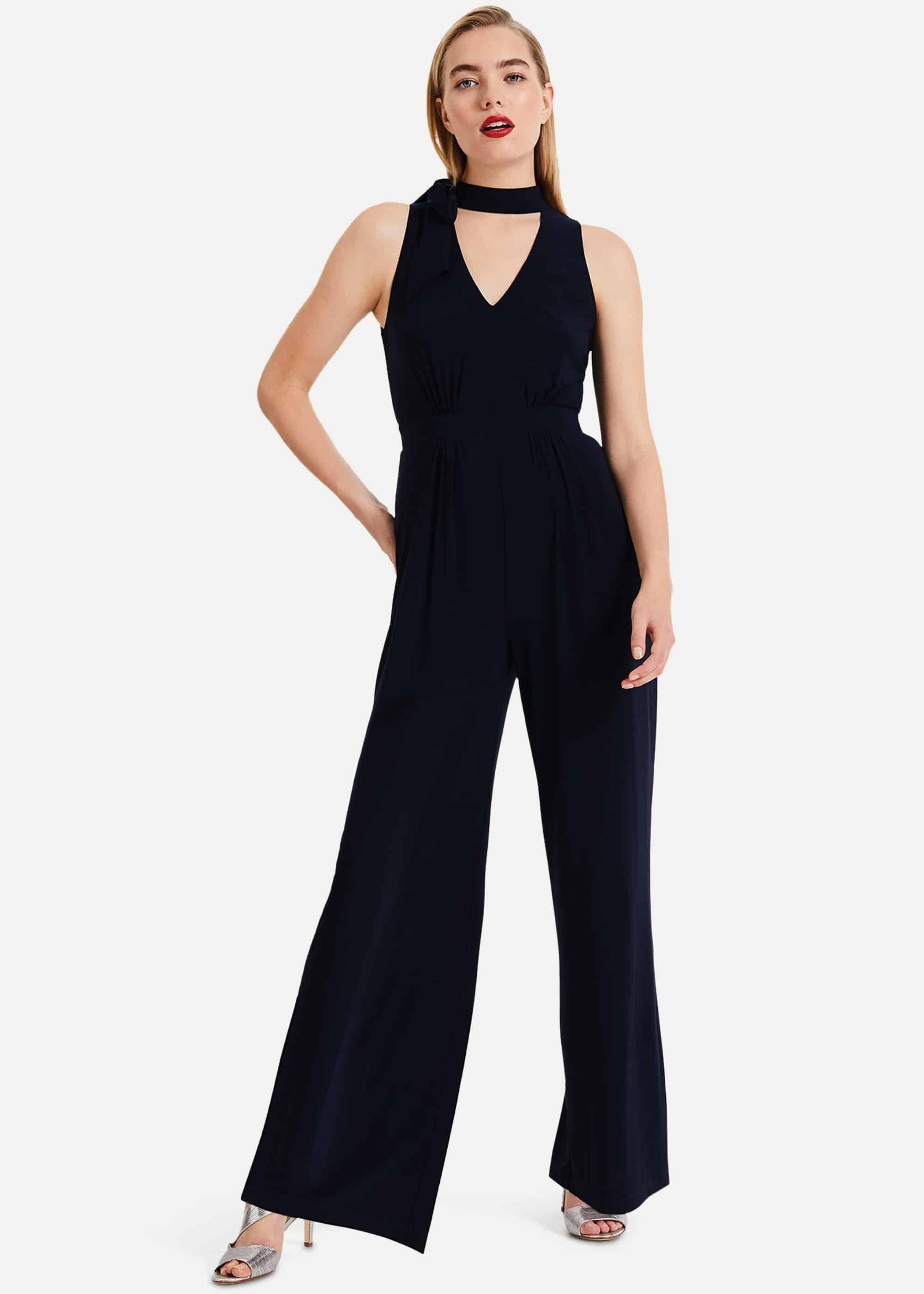 Erin Tie Neck Jumpsuit