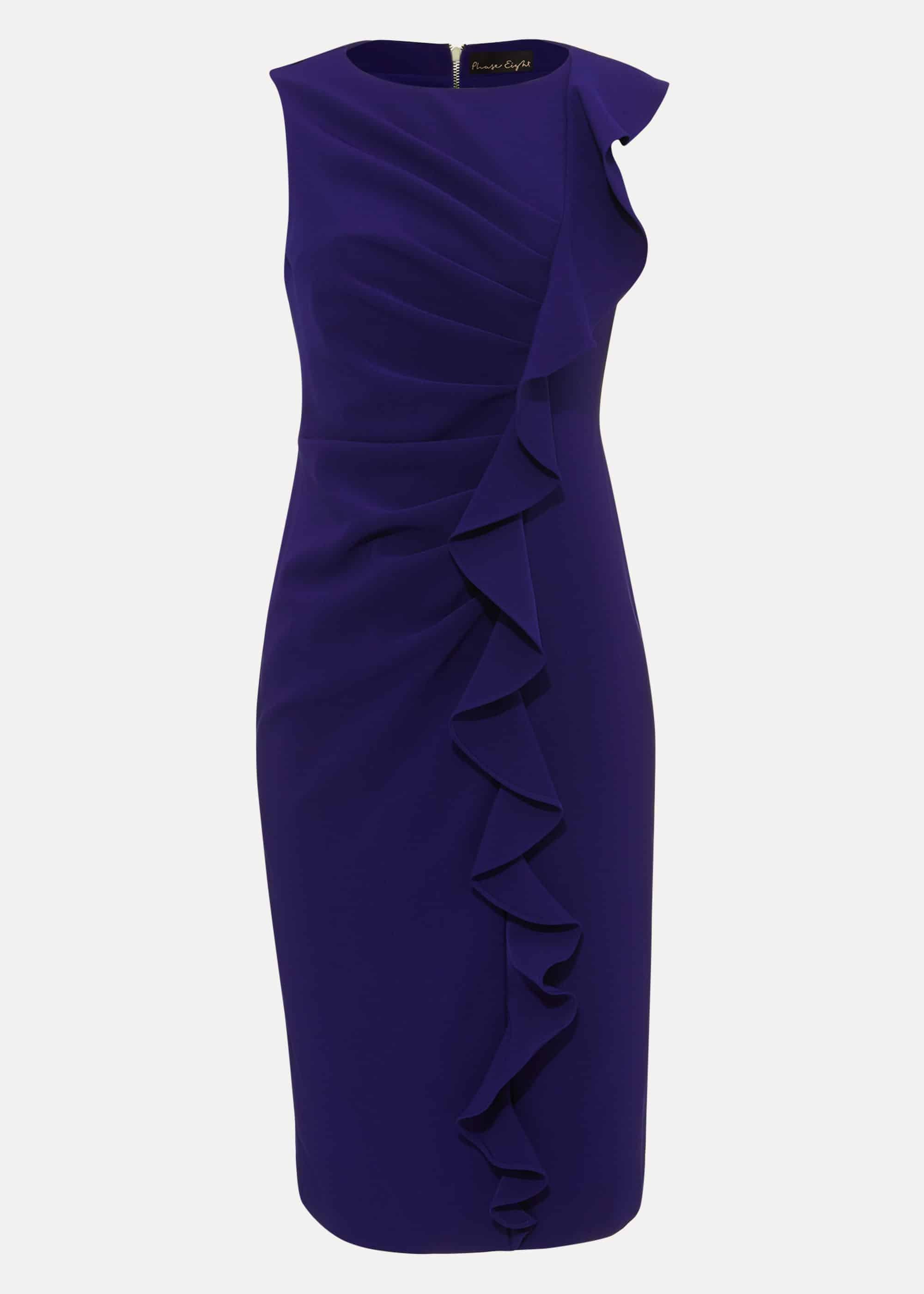 Lana Frill Fitted Dress