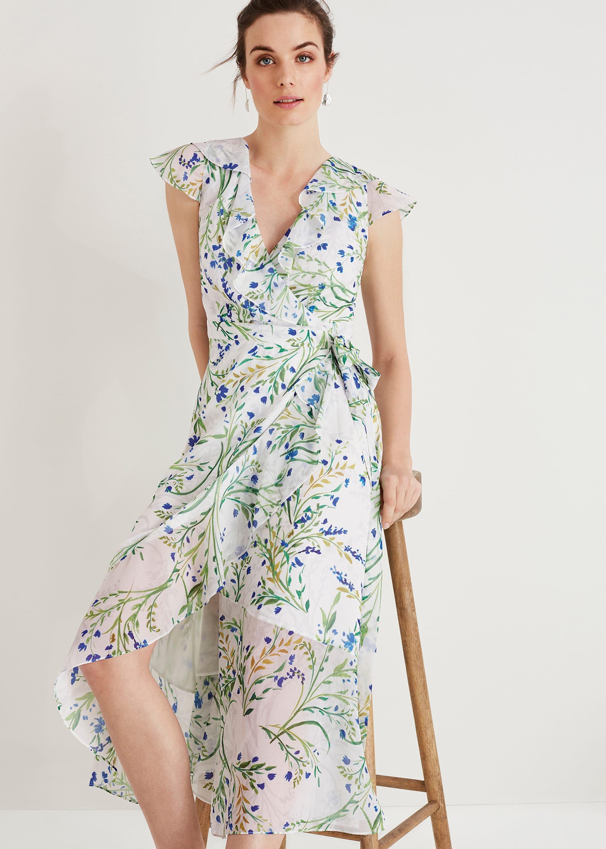 Flavia Floral Wrap Dress