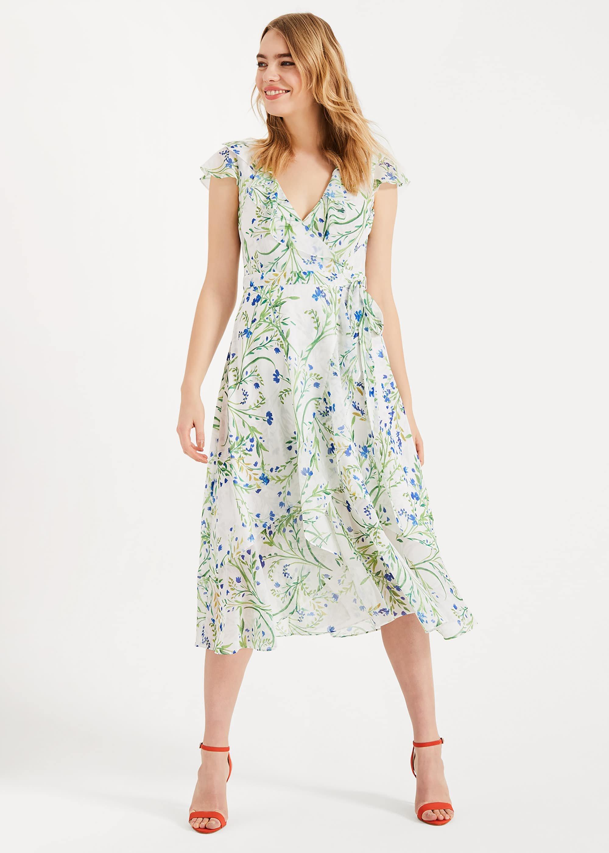Flavia Floral Wrap Dress