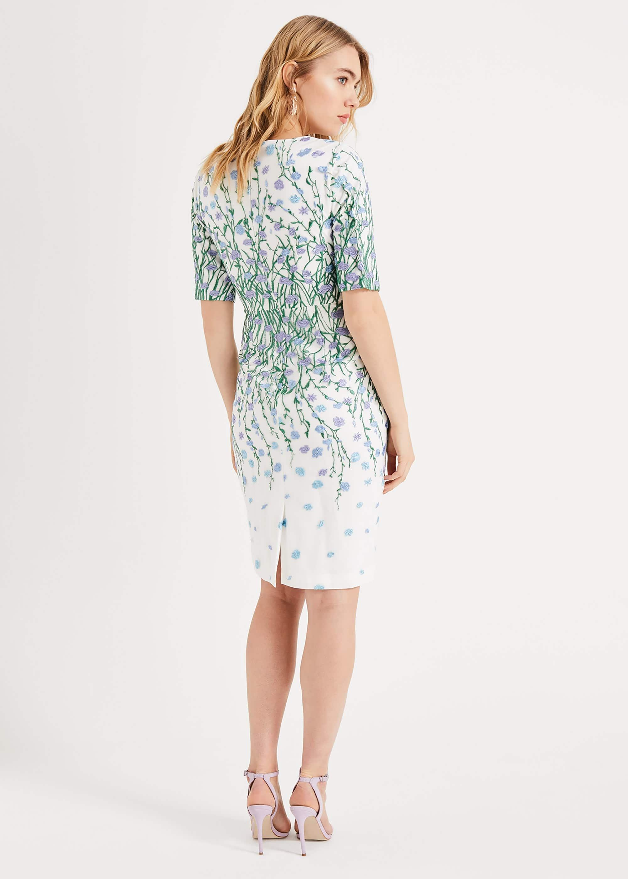Julie Embroidered Flower Dress