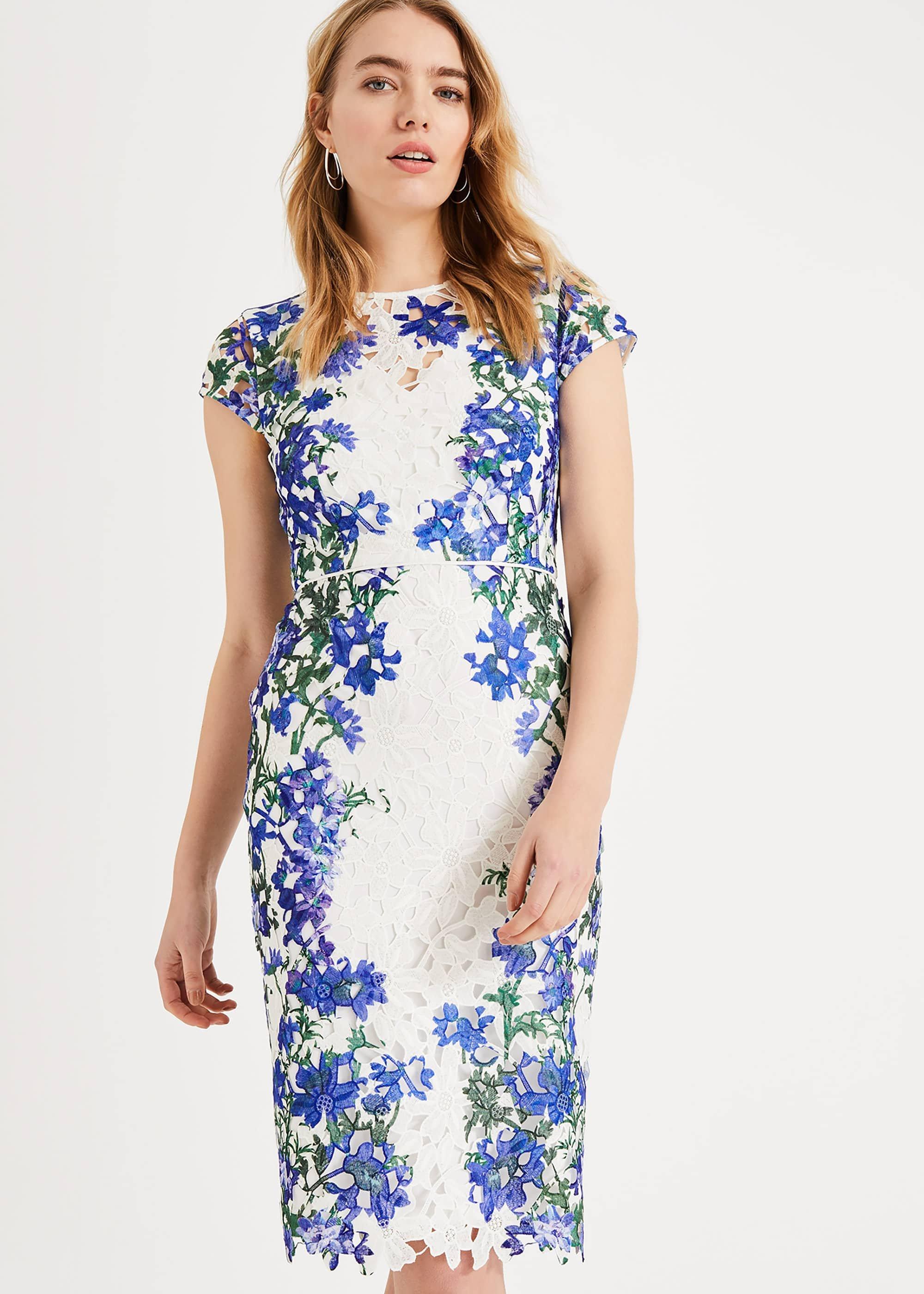 Kyra Floral Lace Dress | Phase Eight UK |