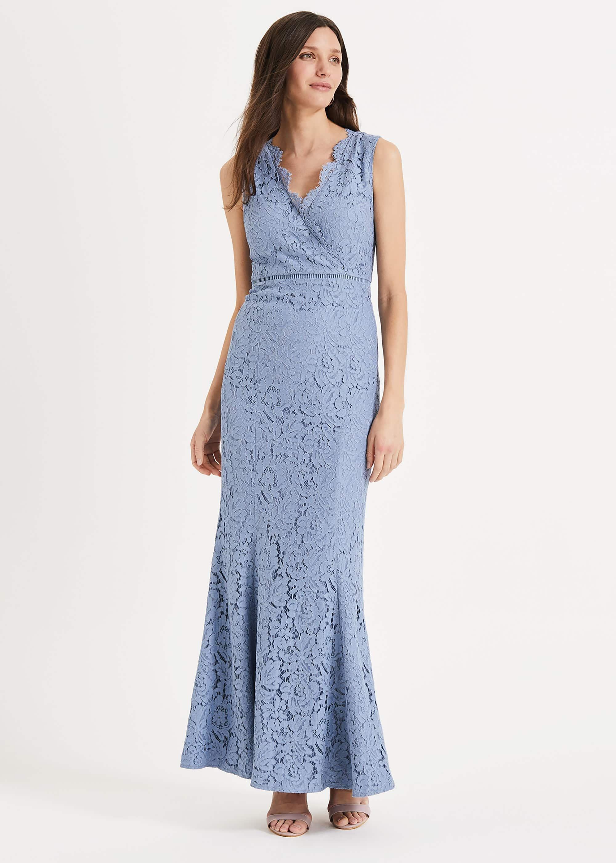 Paola Lace Fishtail Dress