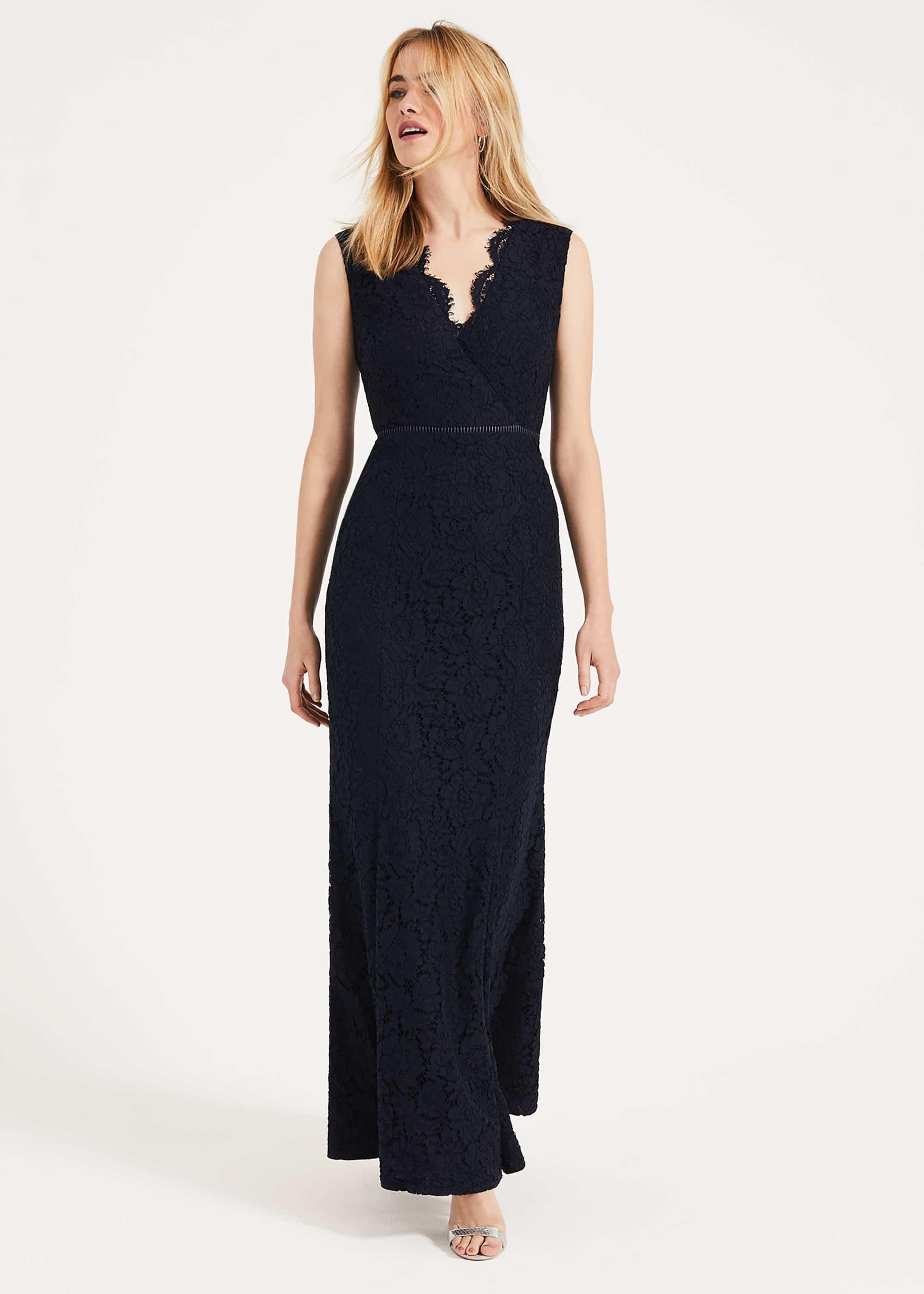 Paola Lace Fishtail Dress