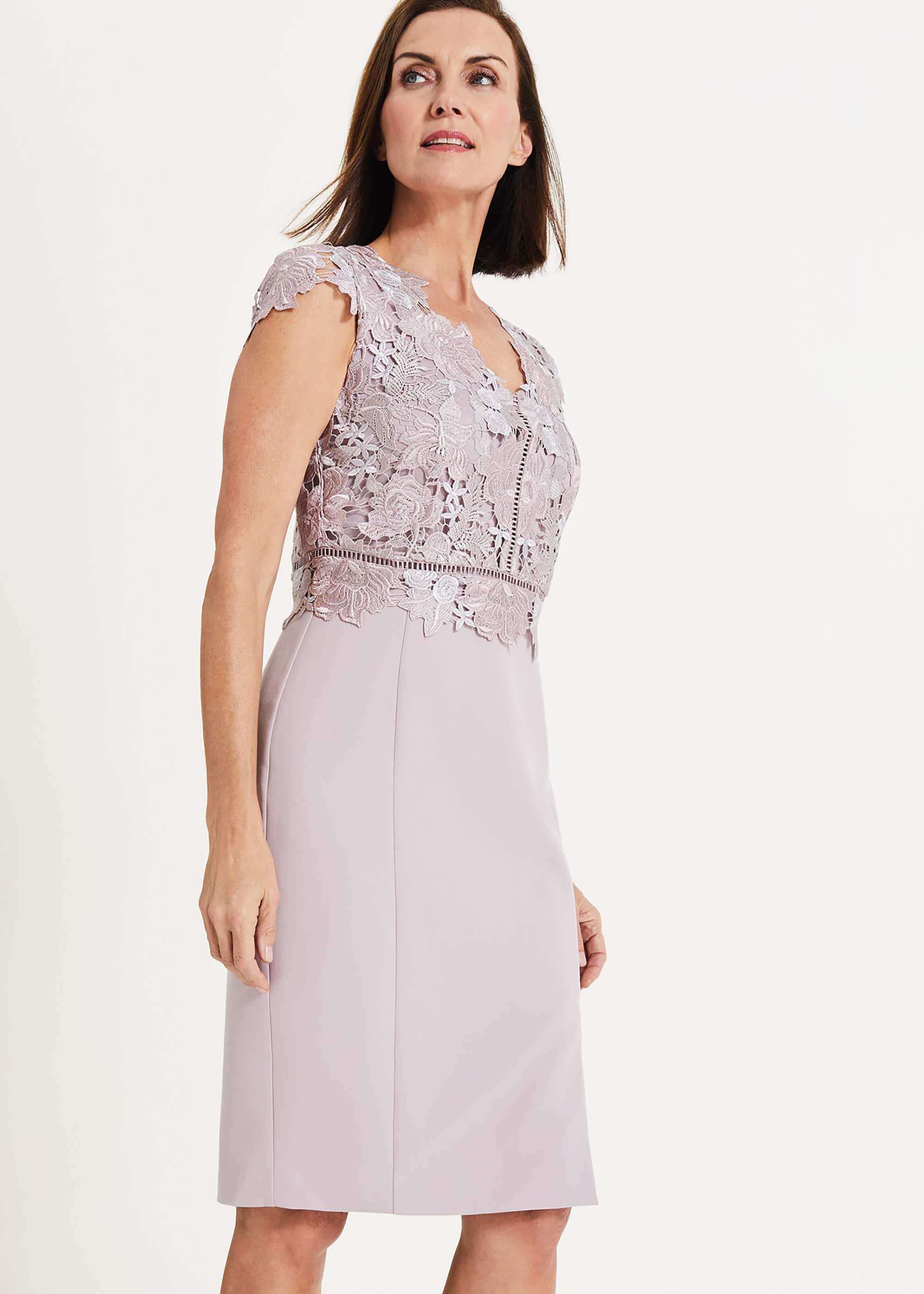 Caroline Lace Bodice Dress