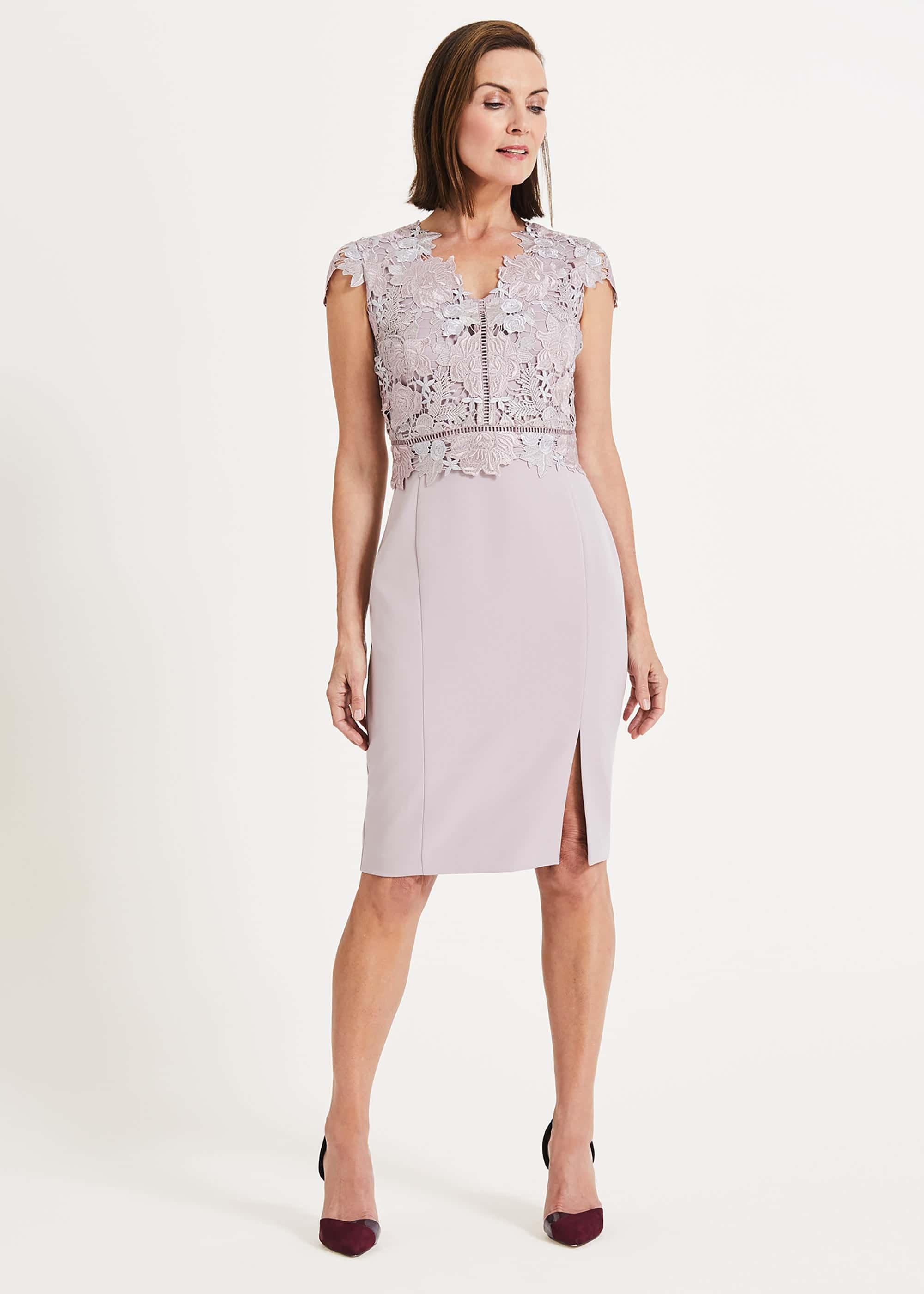 Caroline Lace Bodice Dress