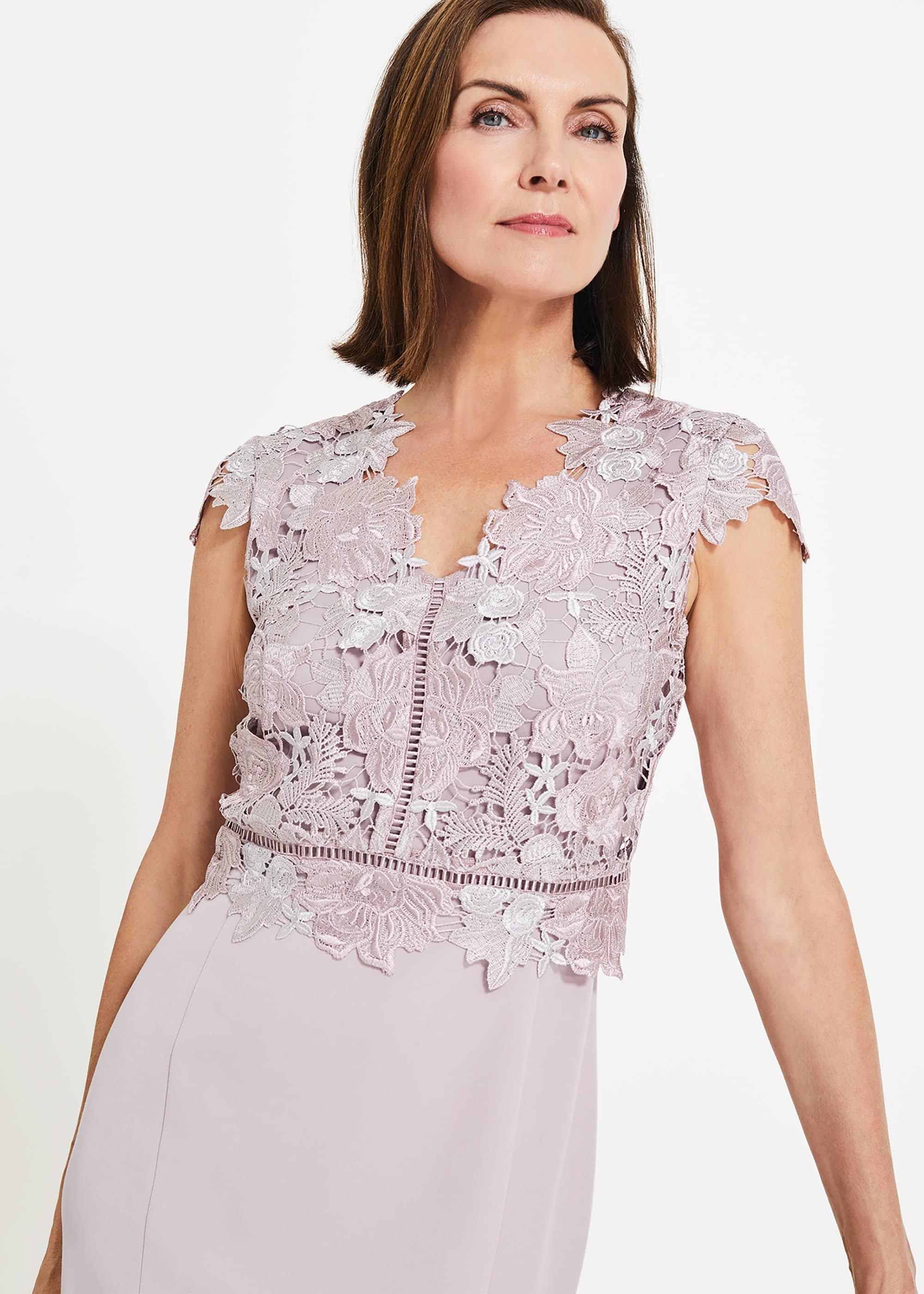 Caroline Lace Bodice Dress