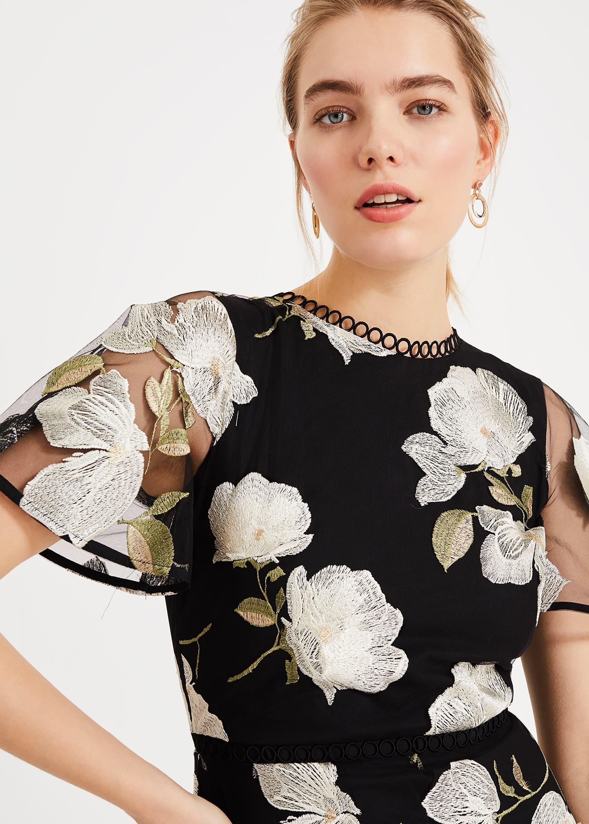 Christine Embroidered Maxi Dress