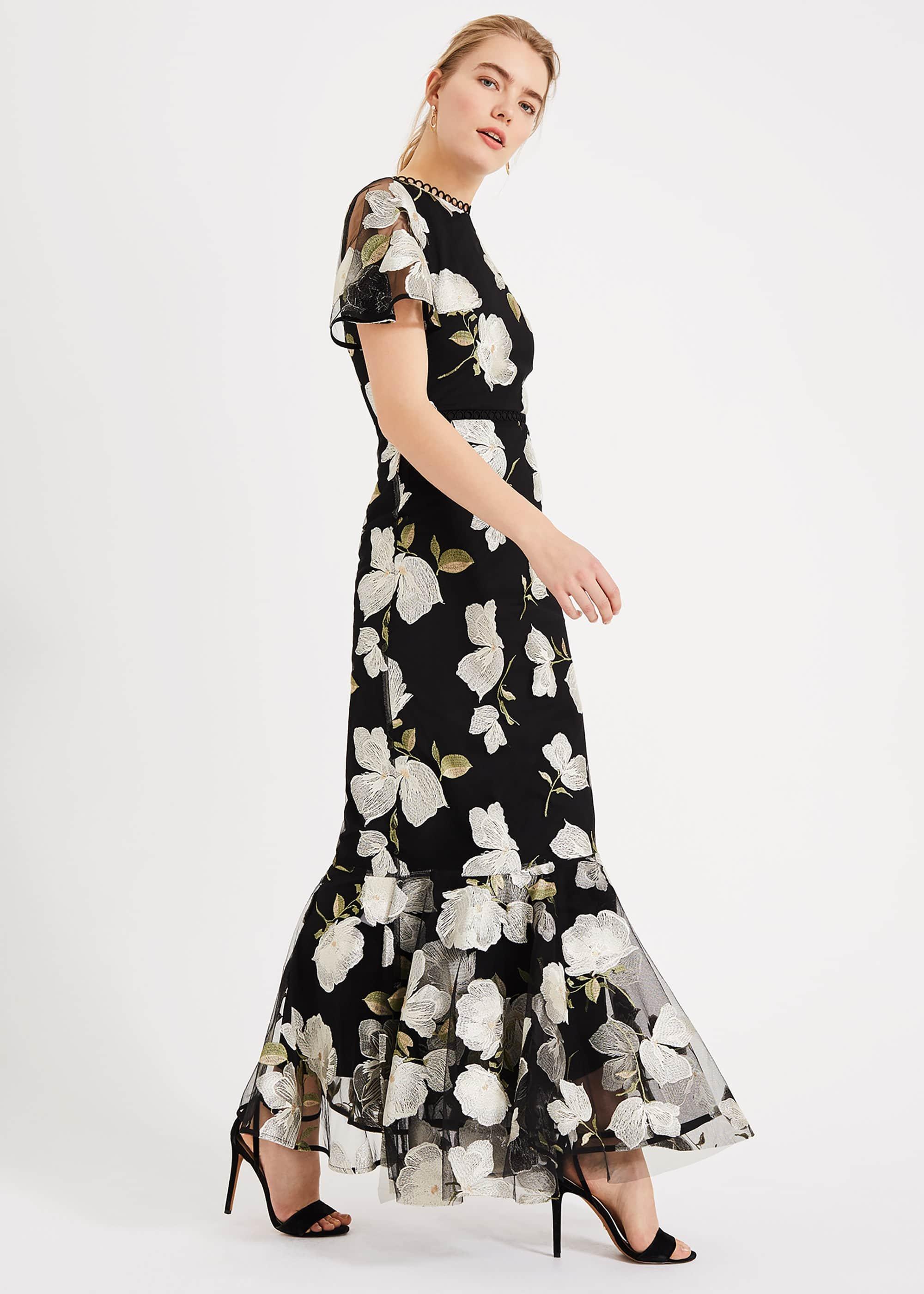 Christine Embroidered Maxi Dress