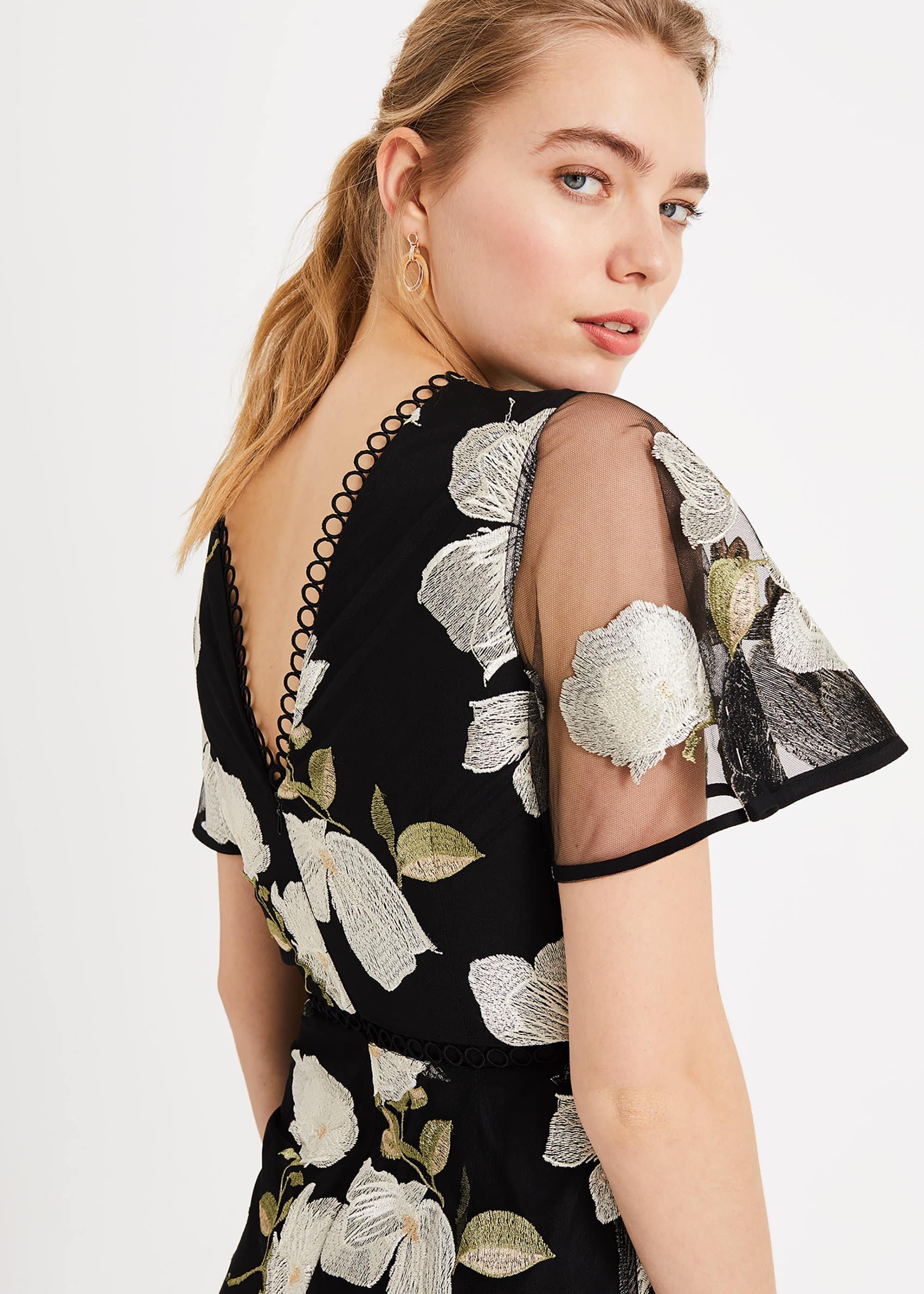 Christine Embroidered Maxi Dress