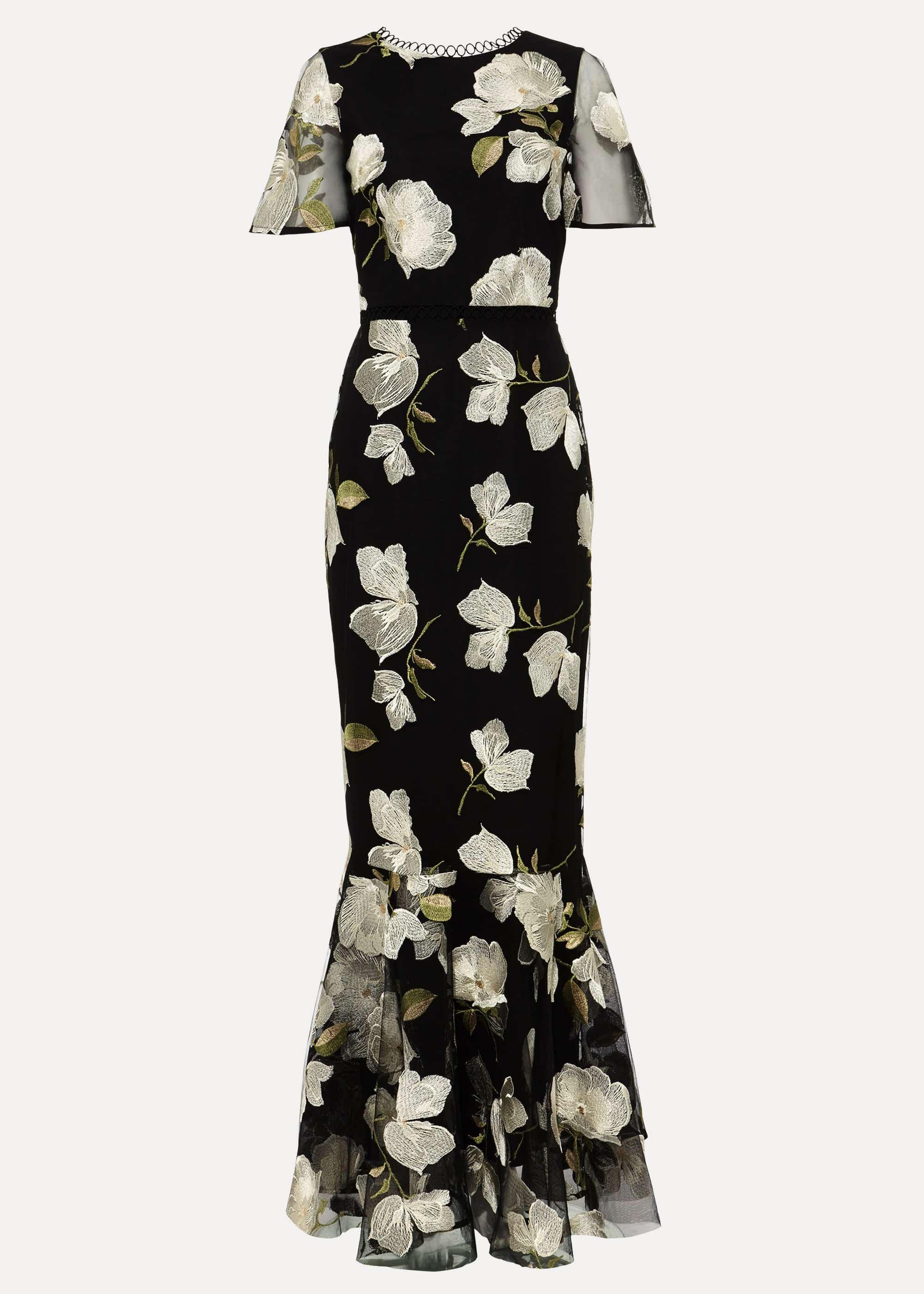 Christine Embroidered Maxi Dress