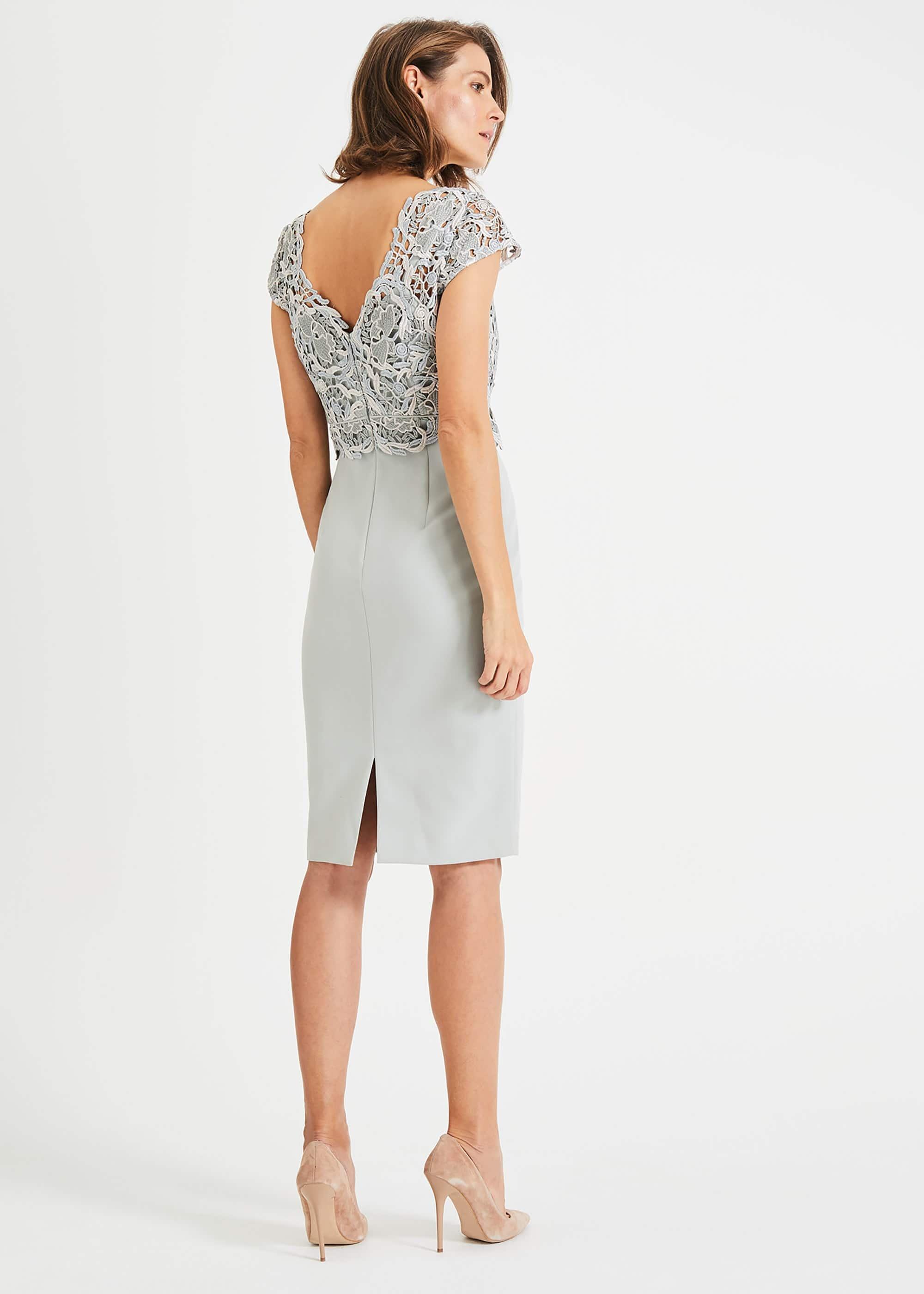 Ellise Lace Bodice Dress