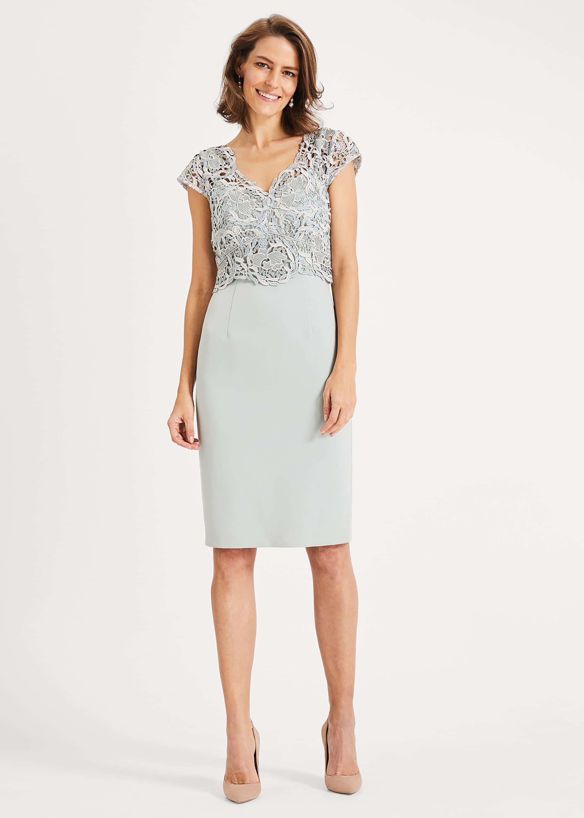 Ellise Lace Bodice Dress