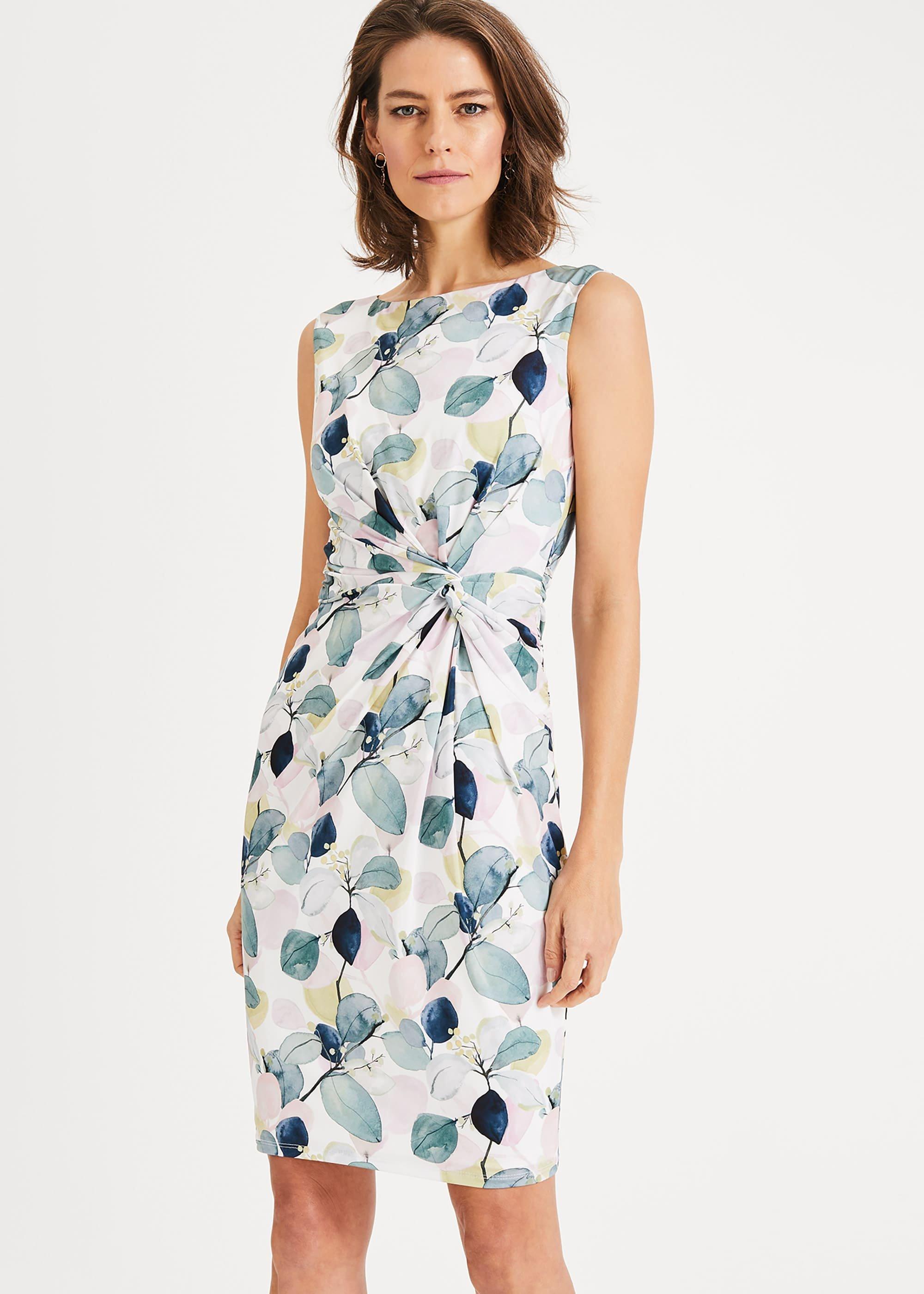 Laina Leaf Twist Dress
