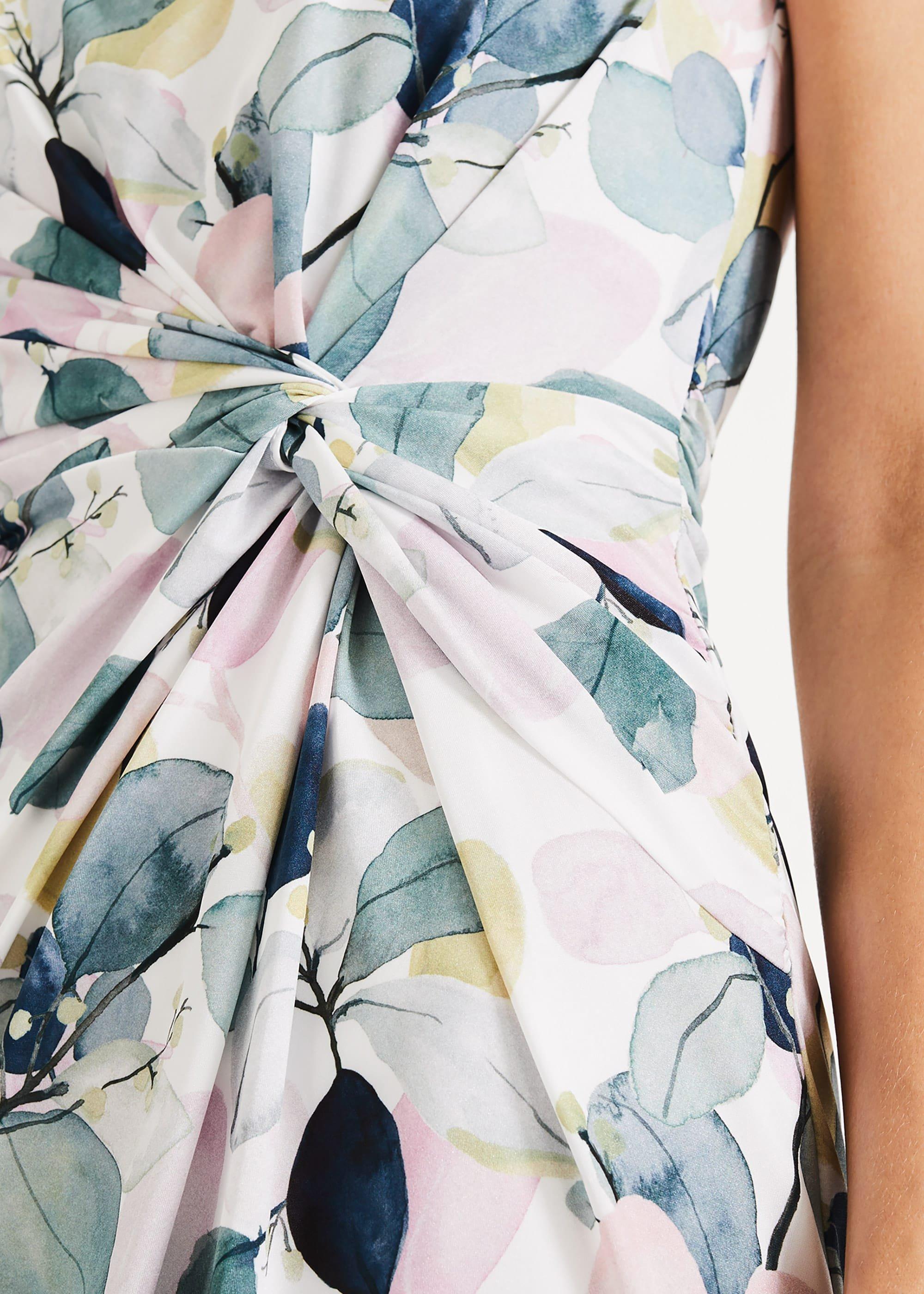 Laina Leaf Twist Dress