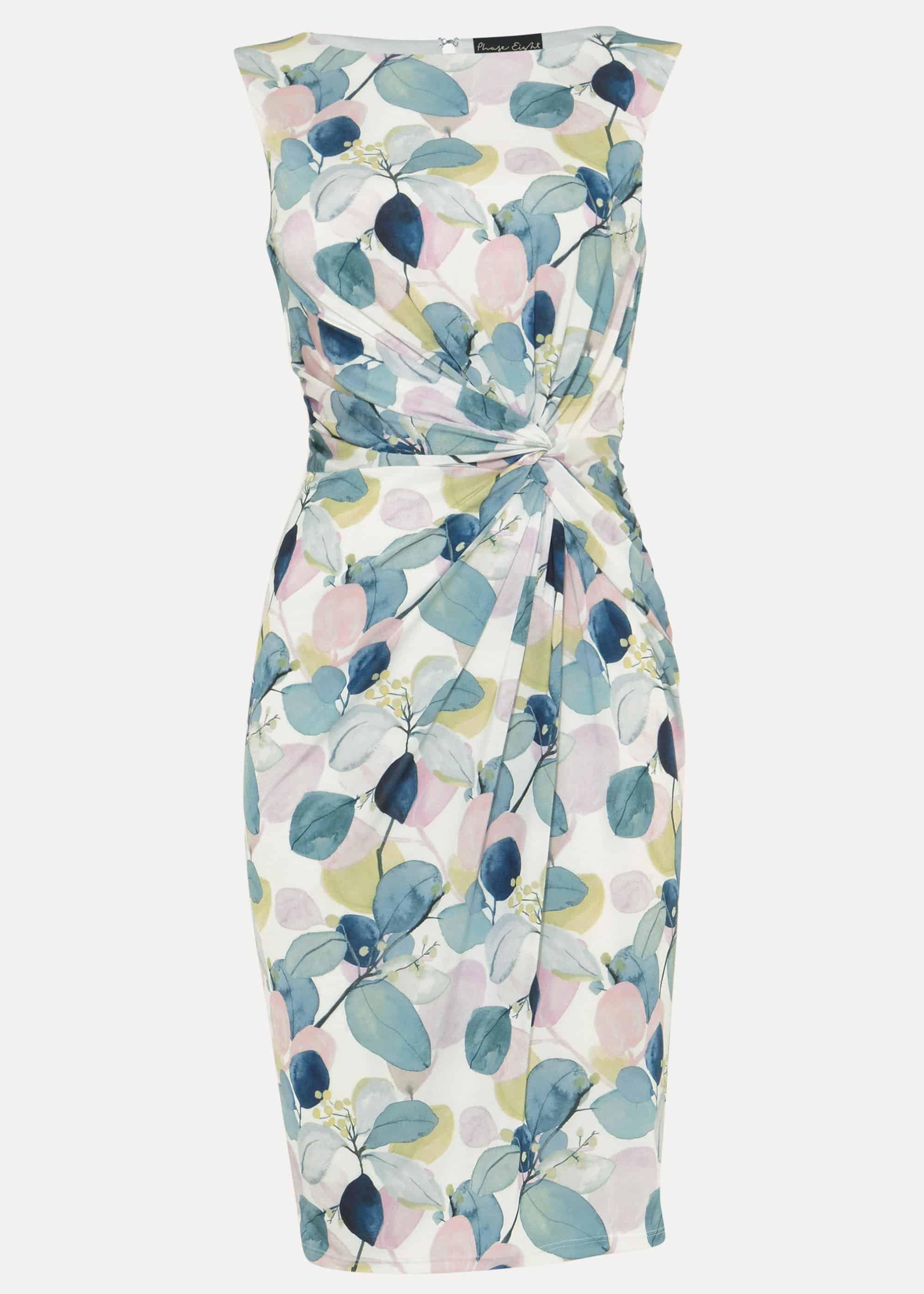Laina Leaf Twist Dress