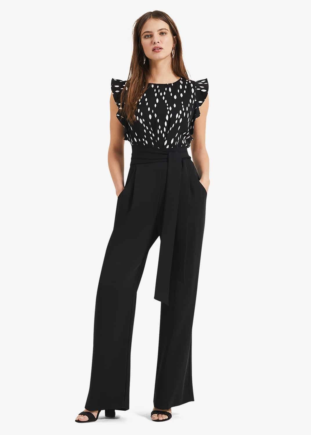 Victoriana Foil Print Jumpsuit