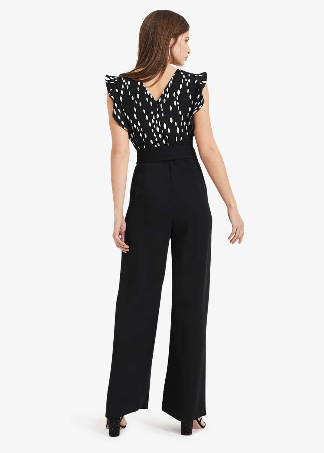 Victoriana Foil Print Jumpsuit