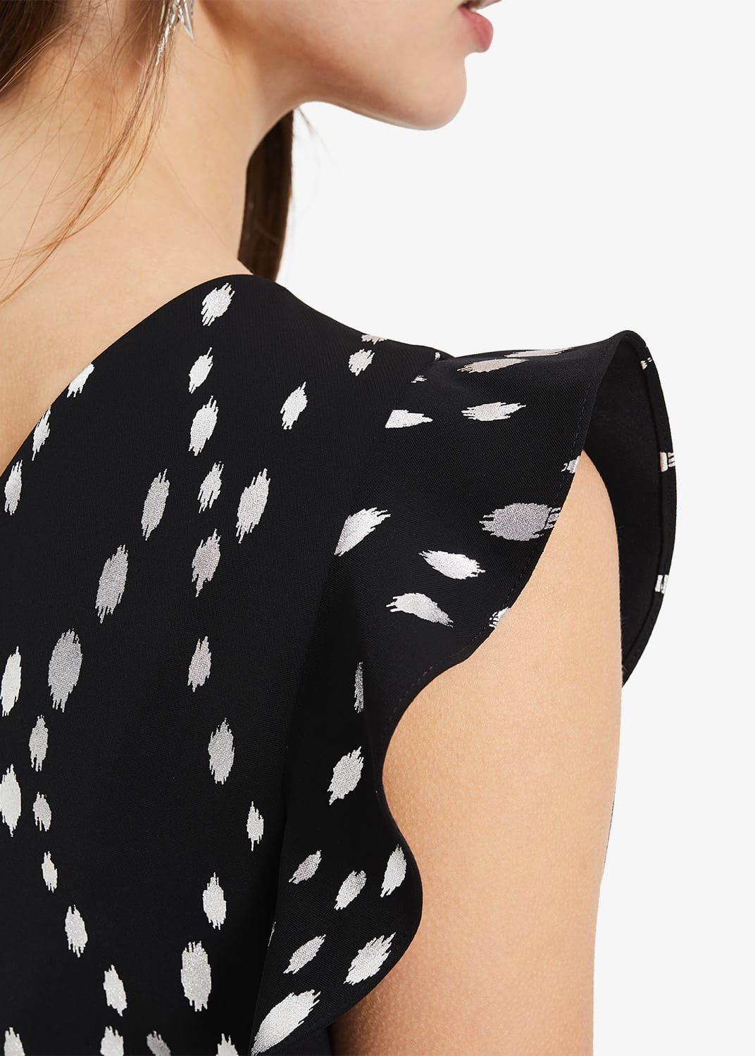 Victoriana Foil Print Jumpsuit