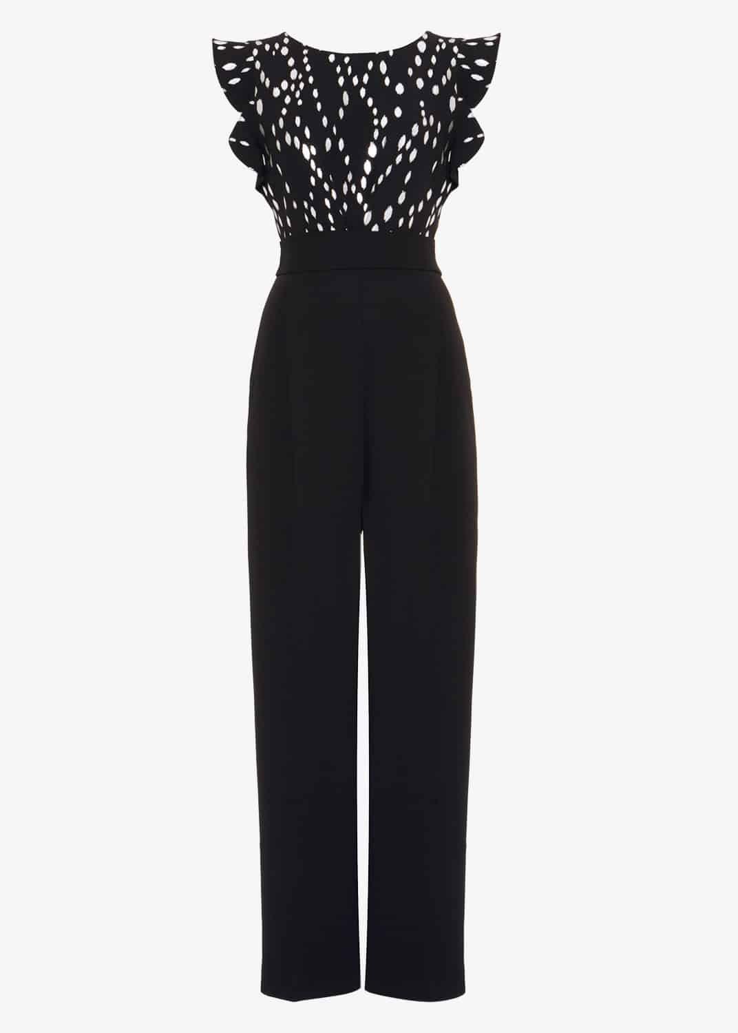 Victoriana Foil Print Jumpsuit