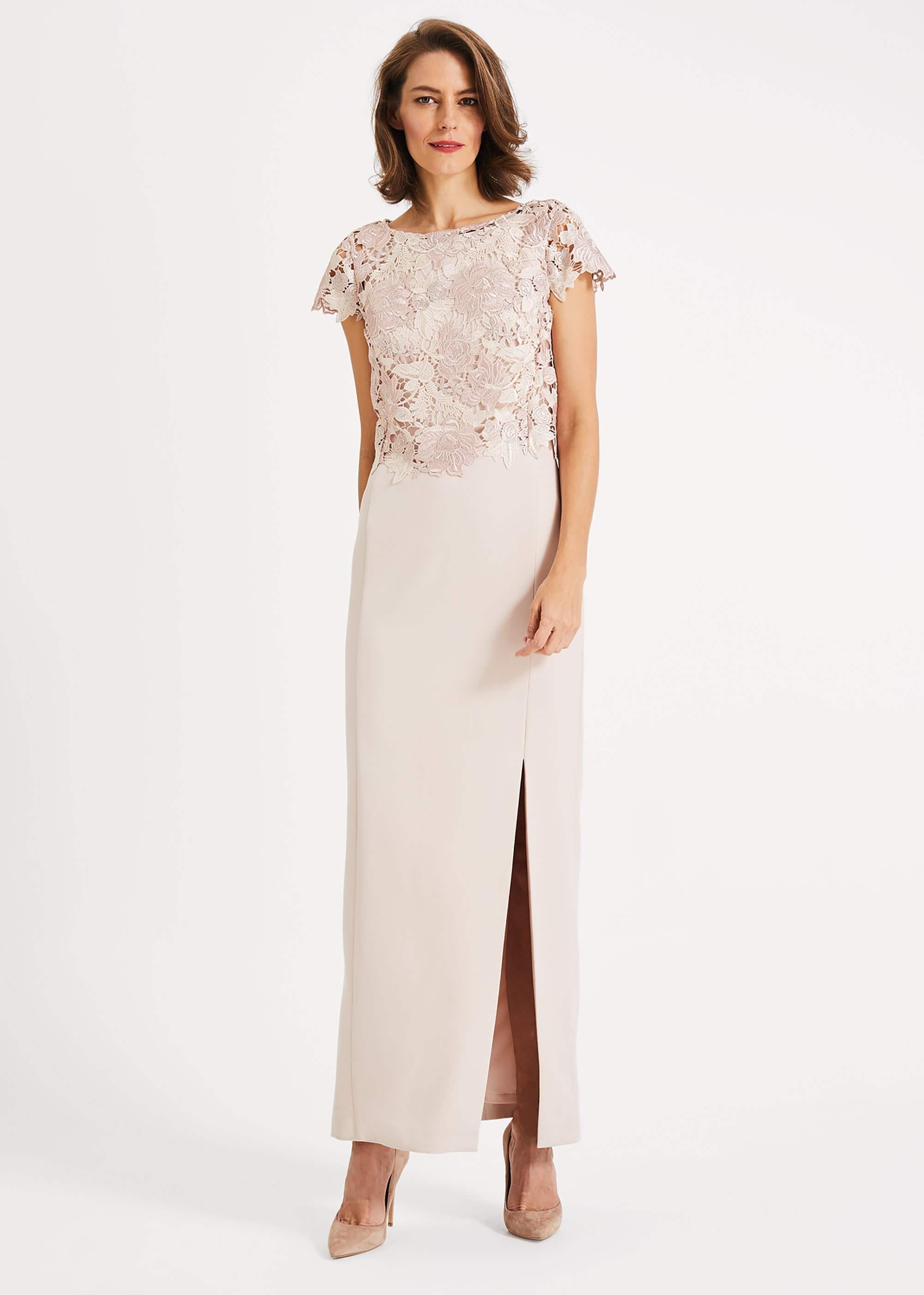 Olivia Lace Bodice Maxi Dress