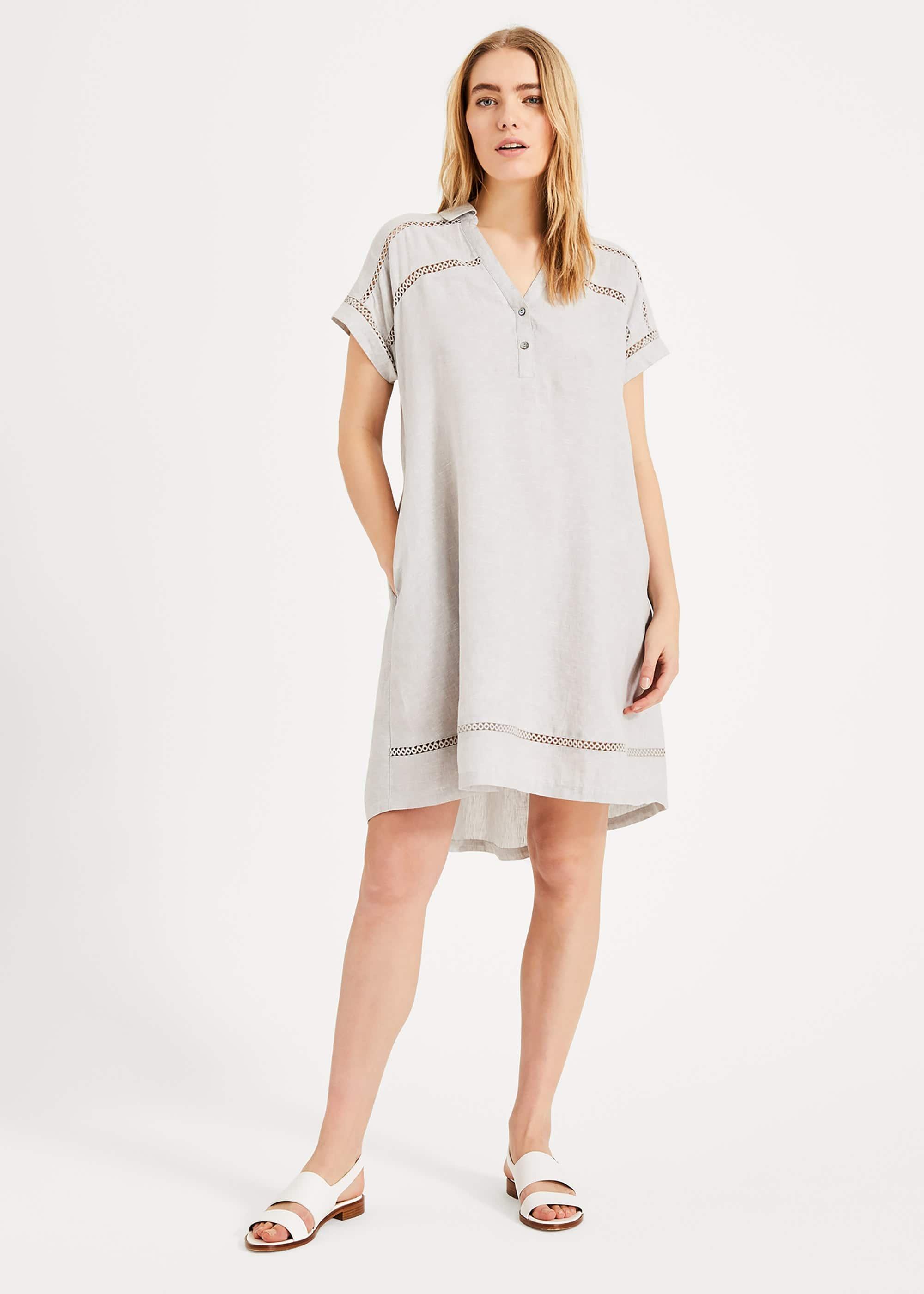 Arla Linen Swing Dress