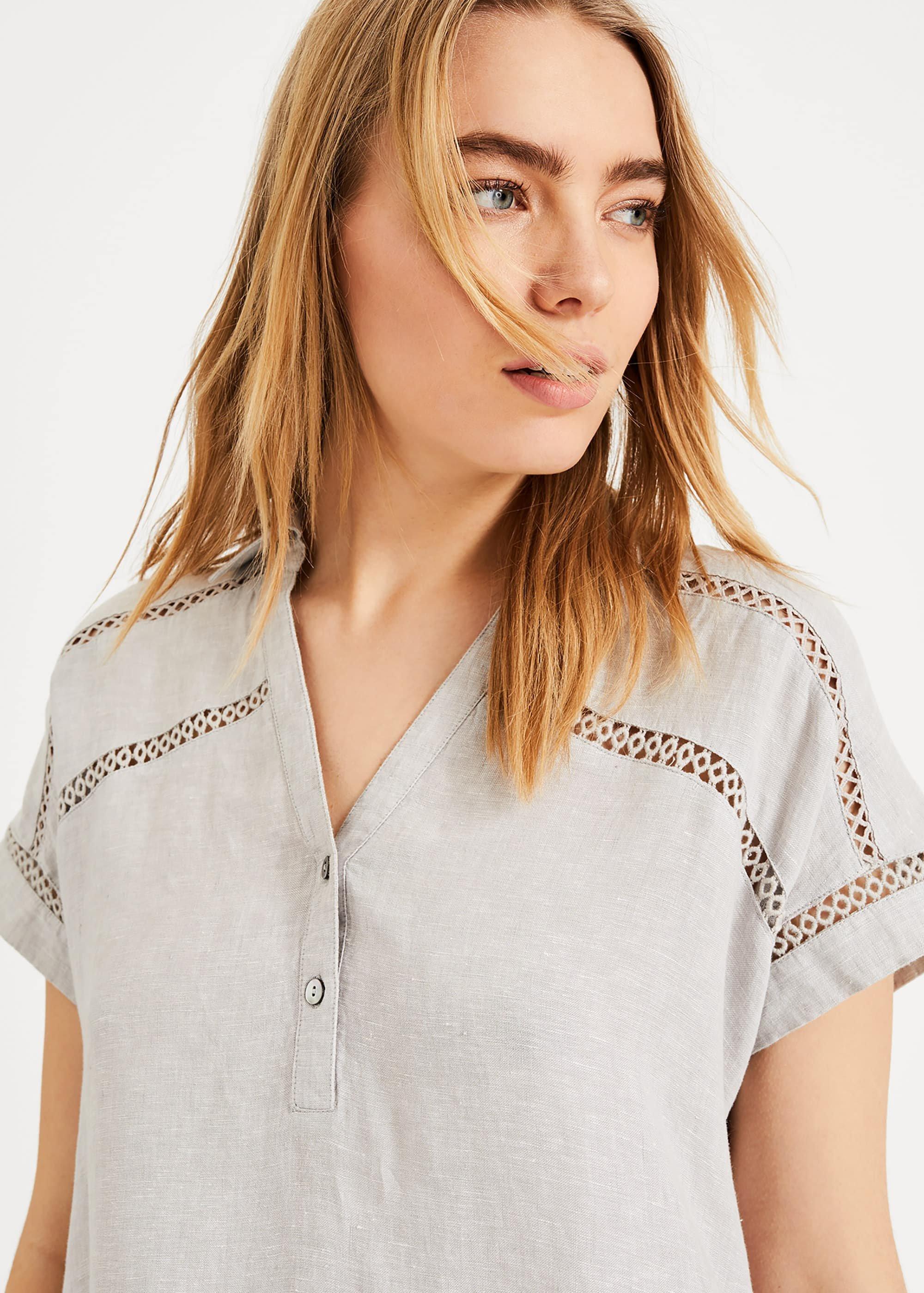Arla Linen Swing Dress